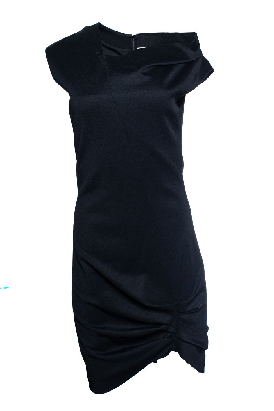 Helmut Lang Helmut lang, black asymmetric off shoulder dress Size M / US 6-8 / IT 42-44 - 1 Thumbnail