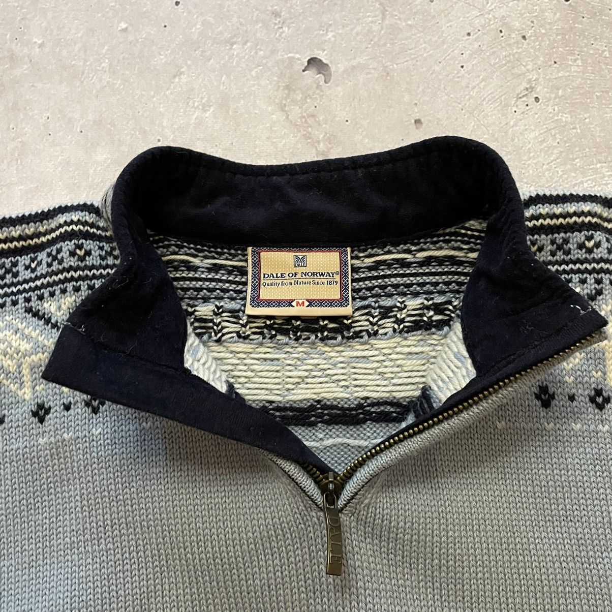 Dale Of Norway × Vintage Dale of Norway quarter zip knit womens jumper sweater M Size M / US 6-8 / IT 42-44 - 12 Thumbnail