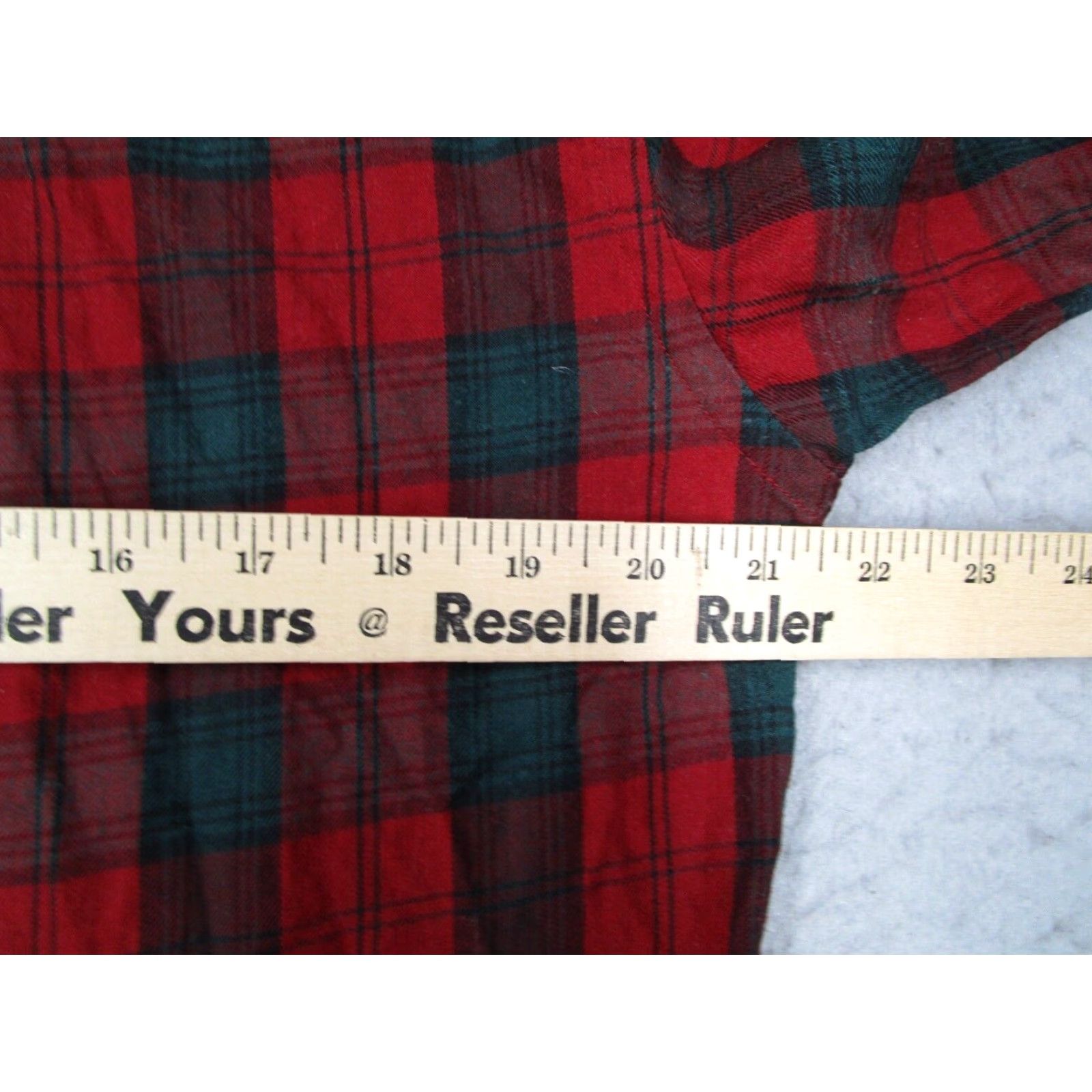 Abercrombie & Fitch VINTAGE Abercrombie & Fitch Mens Large Red Plaid Flannel Button Up Shirt Size US L / EU 52-54 / 3 - 7 Thumbnail