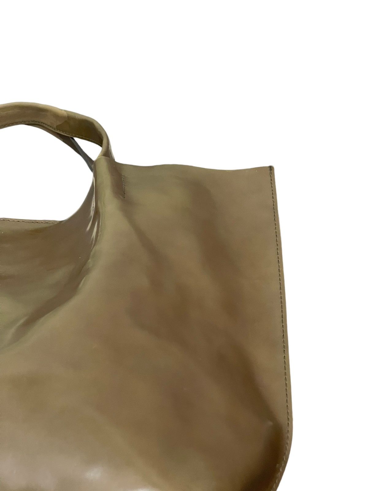 Japanese Brand Full Leather Gianni Chiarinni Italy Tote Bag 9🟩 Size ONE SIZE - 8 Thumbnail
