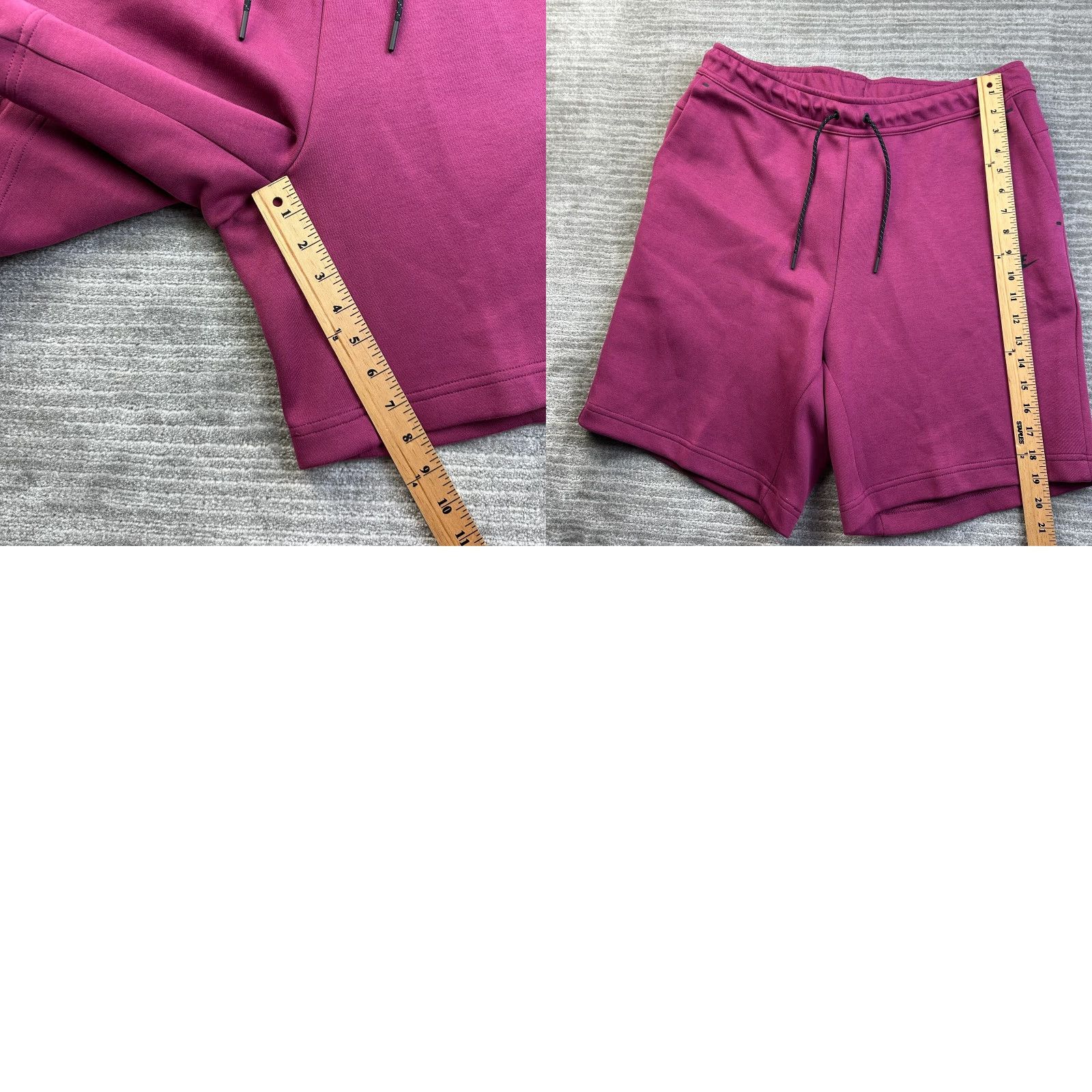 Nike Nike Tech Fleece Shorts Sportswear Men XL Purple Size US 36 / EU 52 - 8 Thumbnail