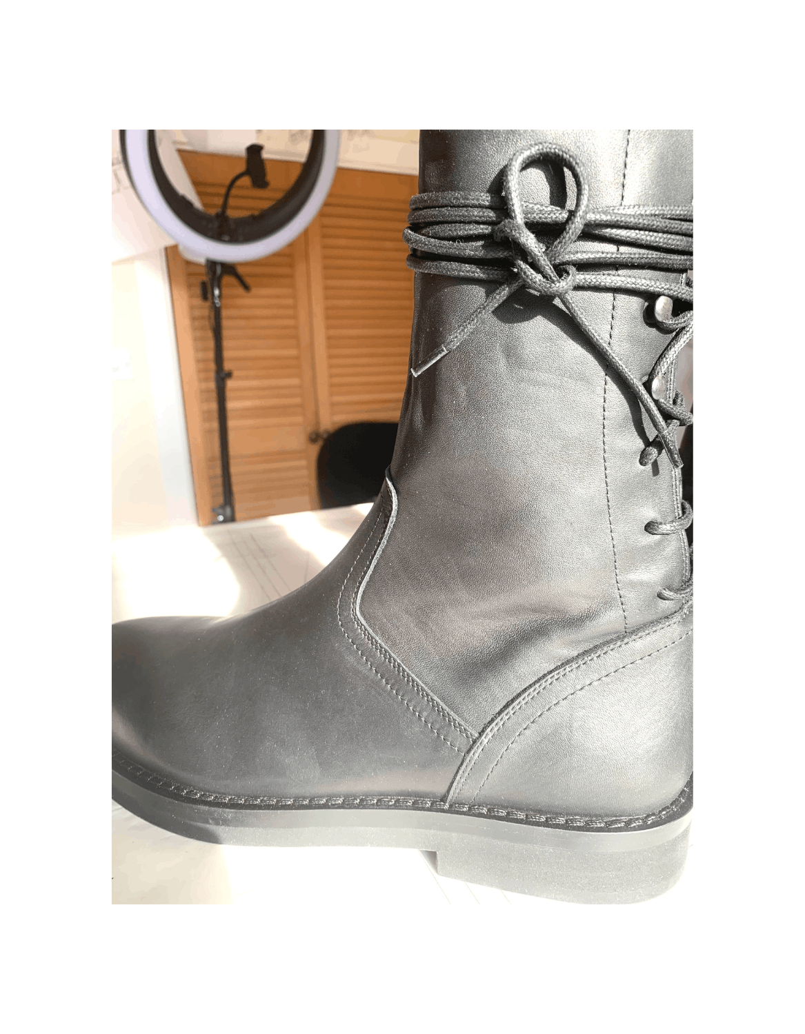 Ann Demeulemeester VITELLO OLIO NERO Size US 10 / EU 43 - 15 Thumbnail
