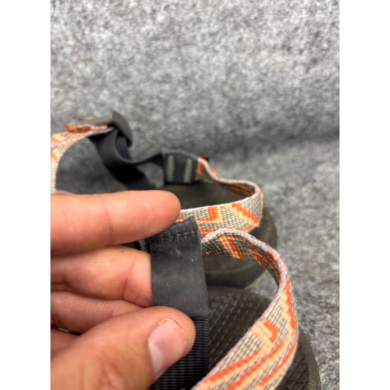 Chaco Chaco Z Cloud Sandals Women’s 9 Strappy Toe Orange Gray Hiking JCH108010 Size US 9 / IT 39 - 6 Thumbnail