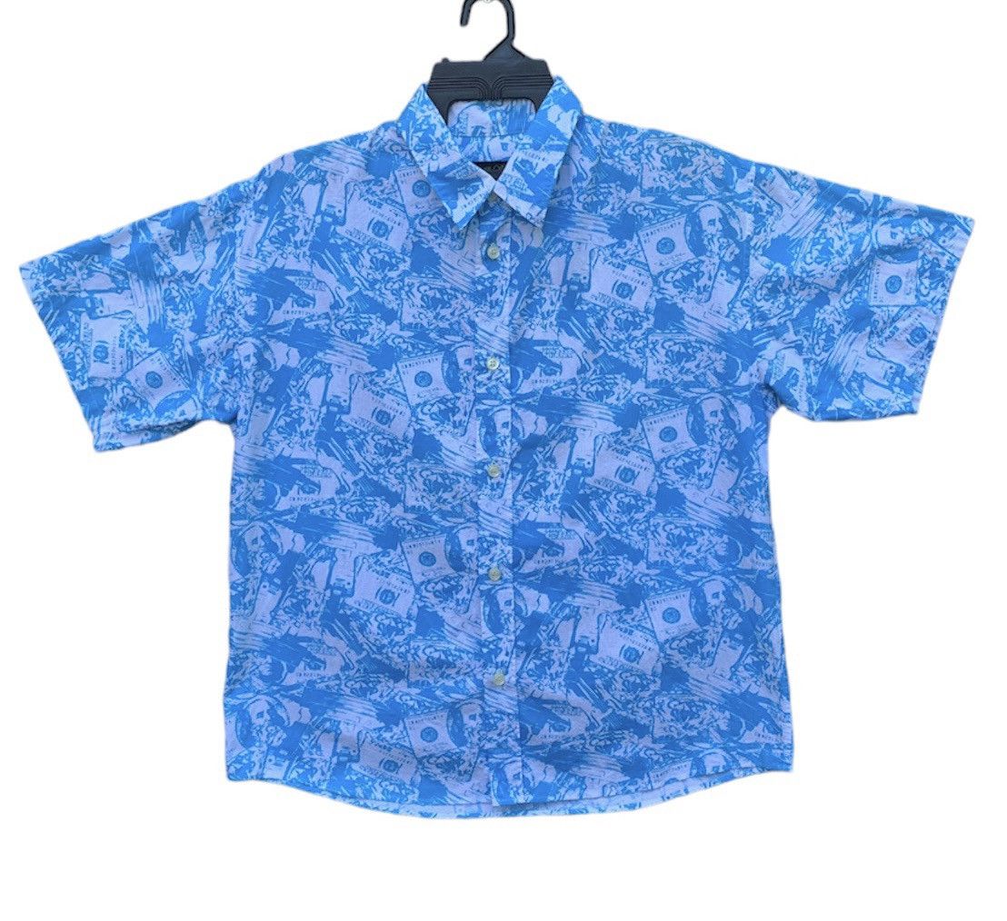 Art Comes First Full Print Dollar Notes Button Ups Shirt by Ally&Dia Size US XL / EU 56 / 4 - 1 Thumbnail