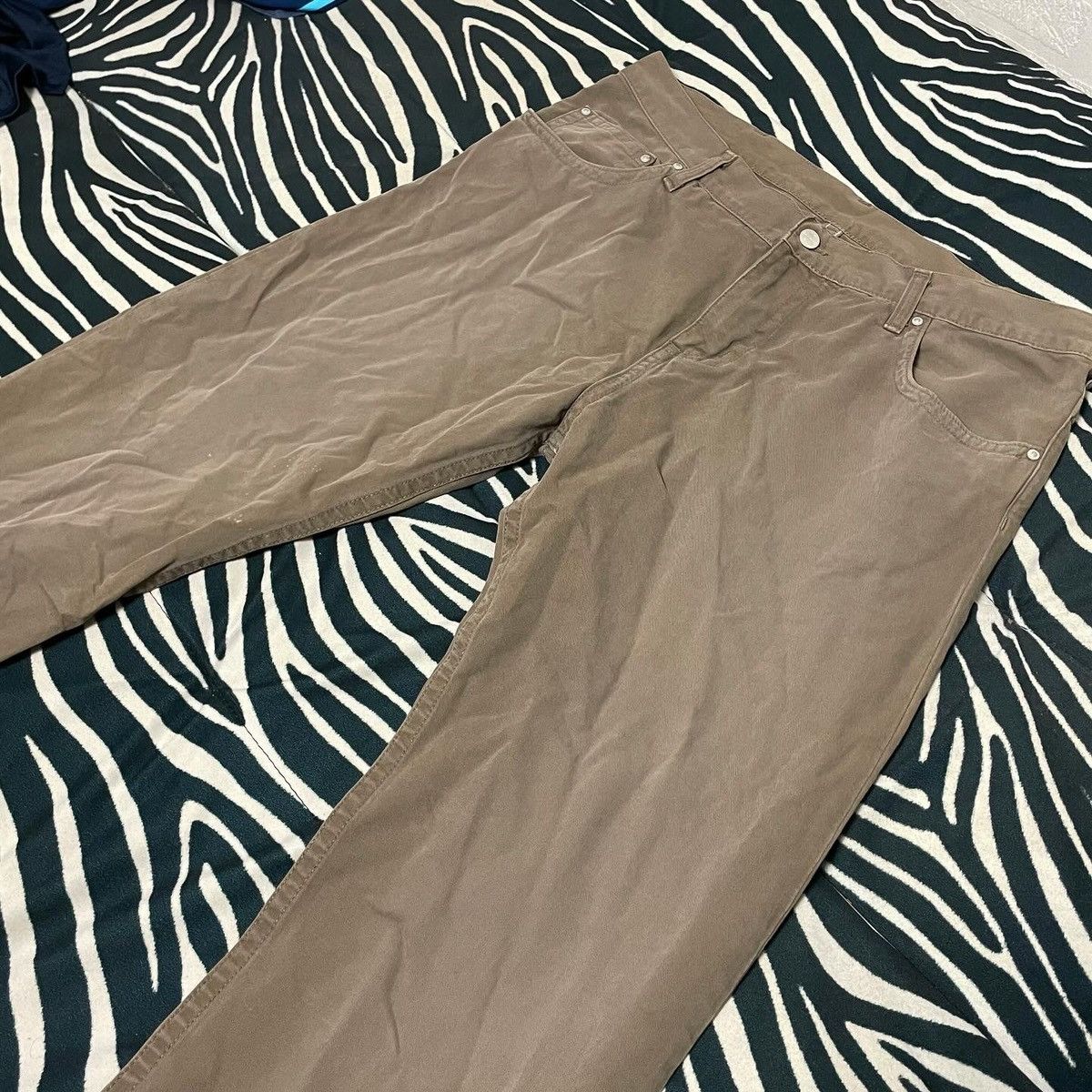 Carhartt × Dickies × Vintage Crazy Vintage Faded Brown Carhartt style dickies Pants Size US 34 / EU 50 - 3 Thumbnail