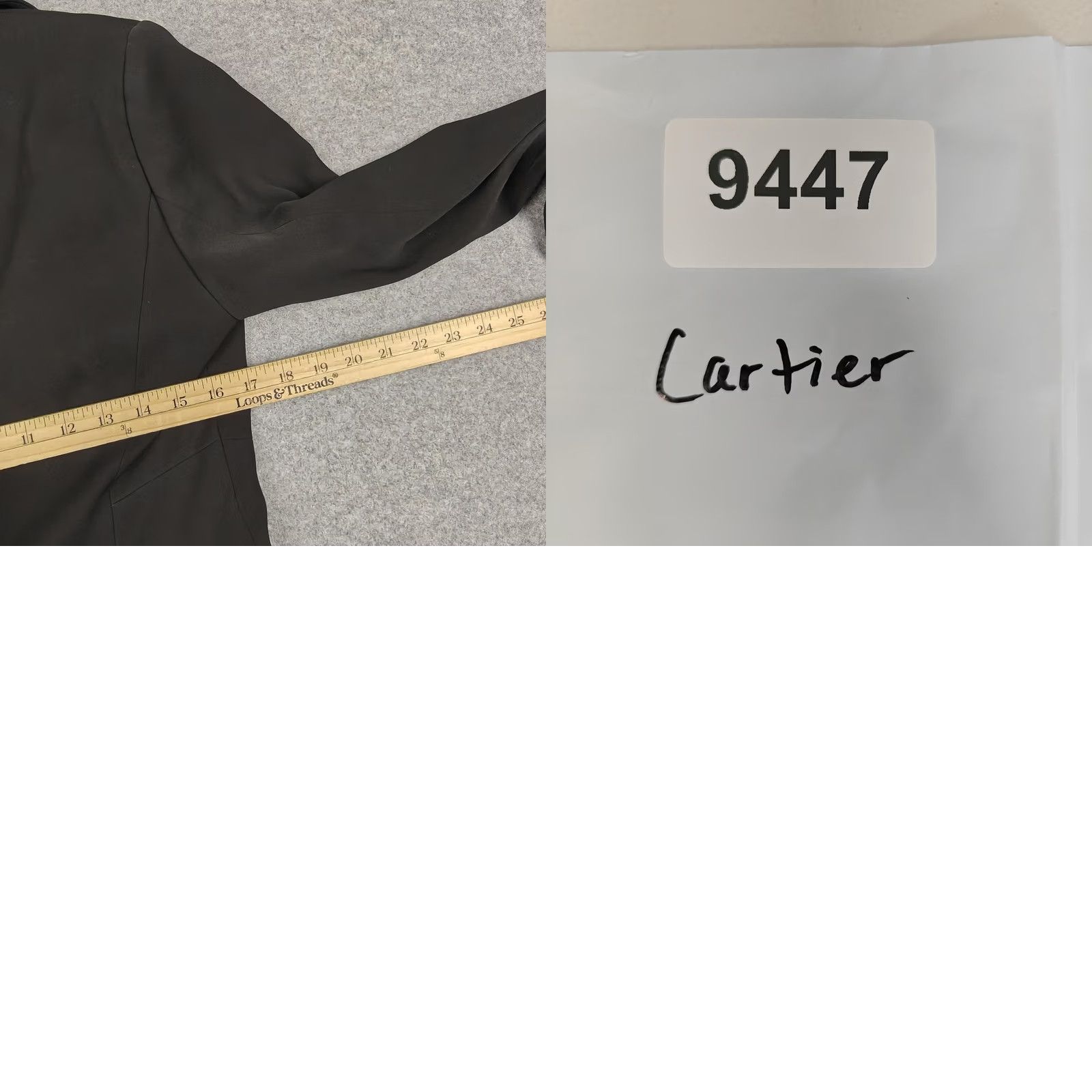 Cartier Cartier Blazer Womens 38 Black One-Button Lined Jacket Office Workwear Vintage? Size XS / US 0-2 / IT 36-38 - 8 Thumbnail