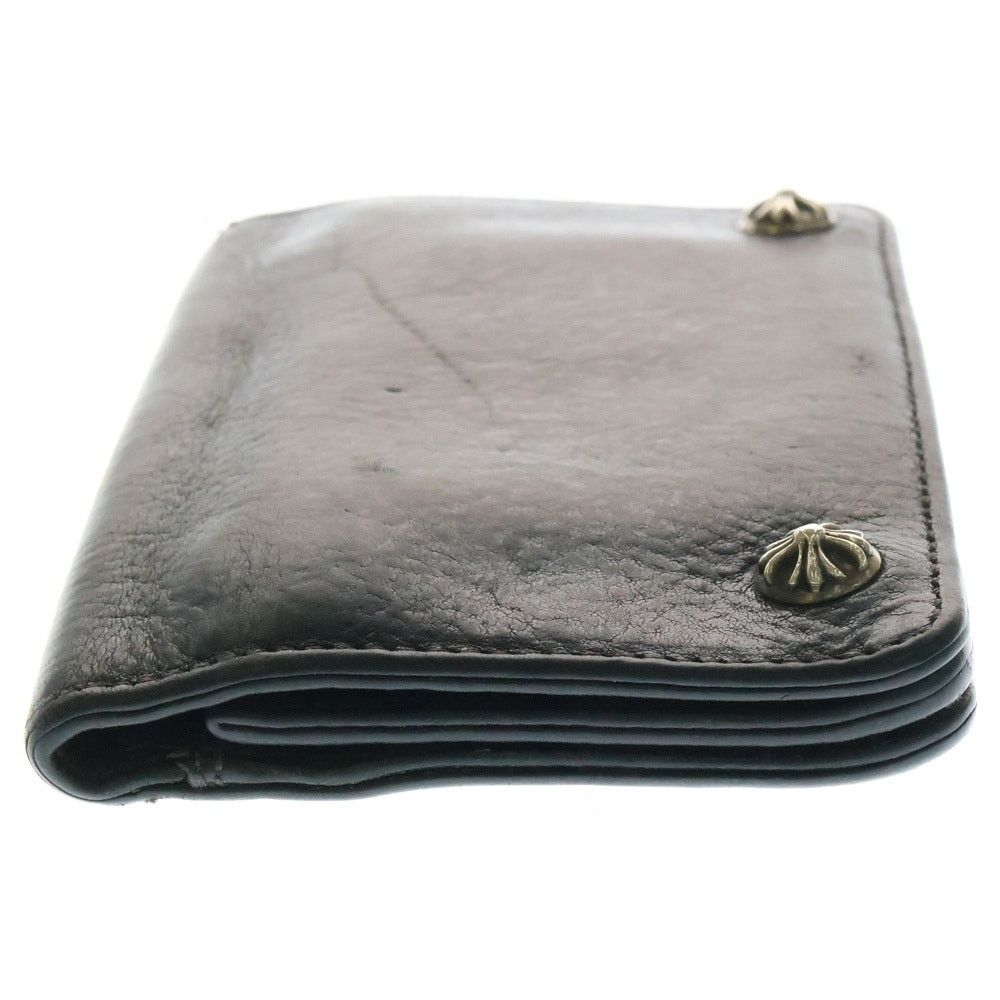 Chrome Hearts Chrome Hearts 2Zip Cross Ball Button Wallet Black Size ONE SIZE - 3 Thumbnail