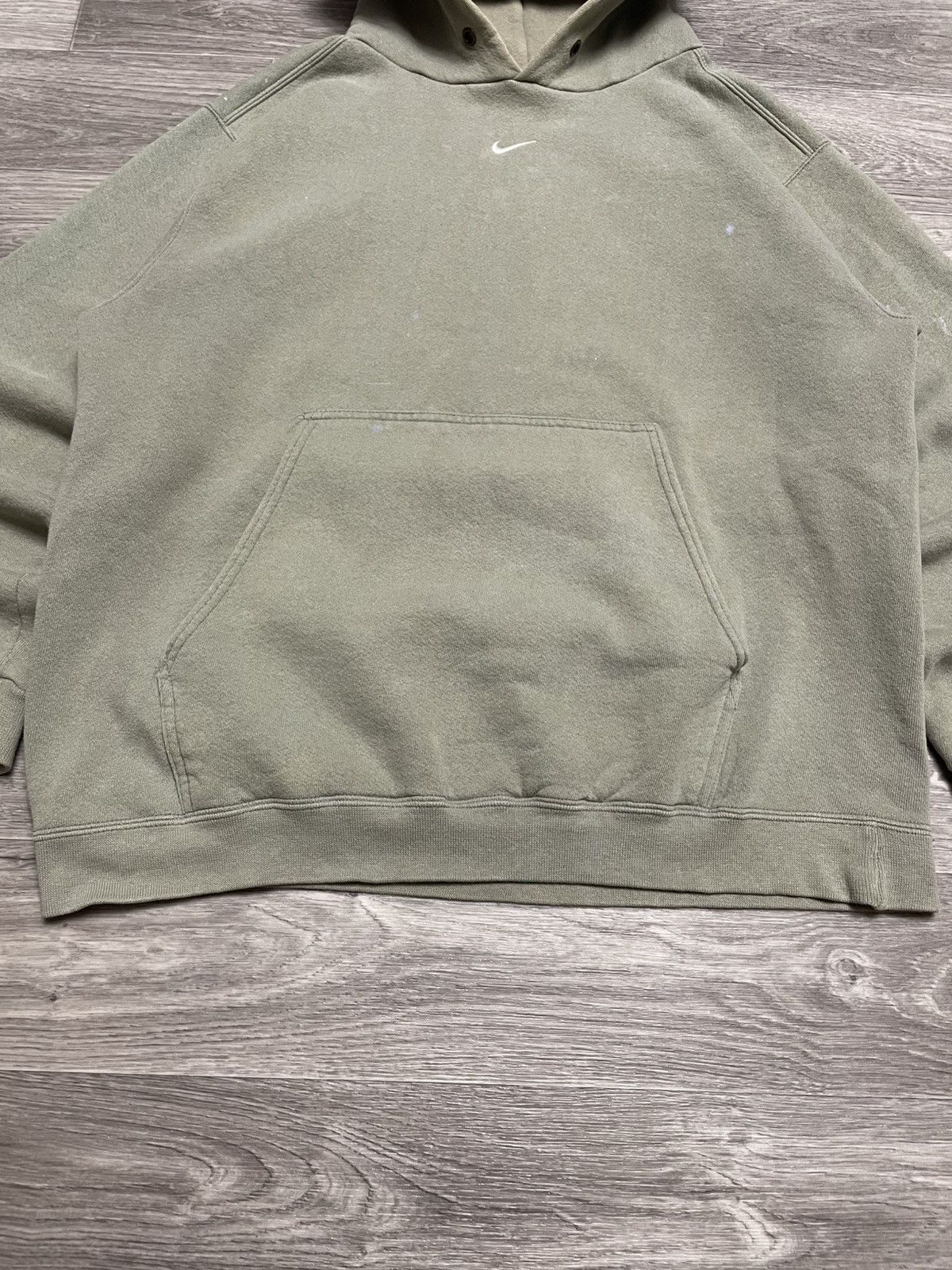 Nike 90s Vintage Nike Center Swoosh Hoodie Made In USA Travis Size US M / EU 48-50 / 2 - 4 Thumbnail