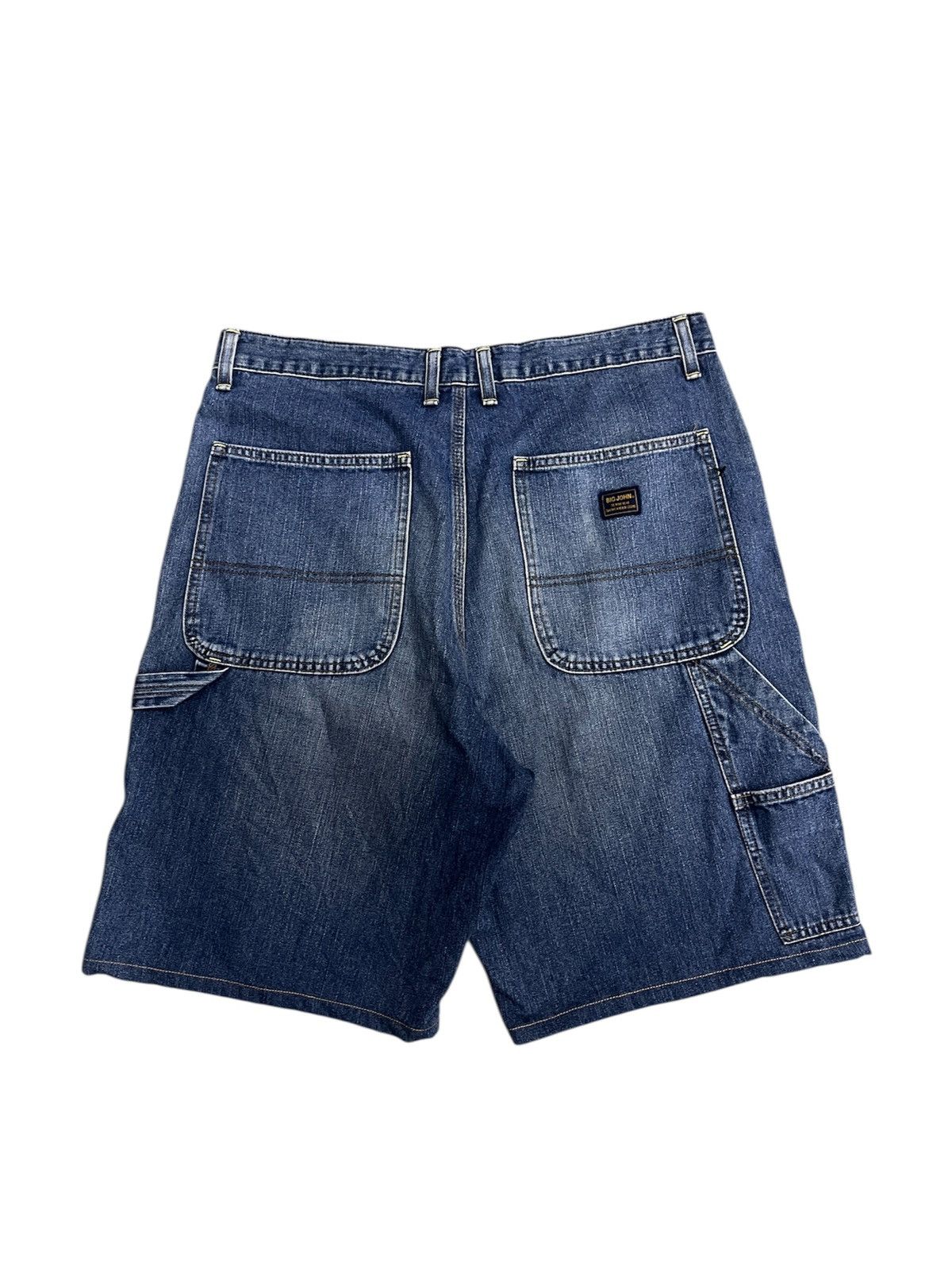 Big John × Japanese Brand × Jean 90s Vintage Big John Carpenter Shorts Denim Size US 34 / EU 50 - 1 Thumbnail