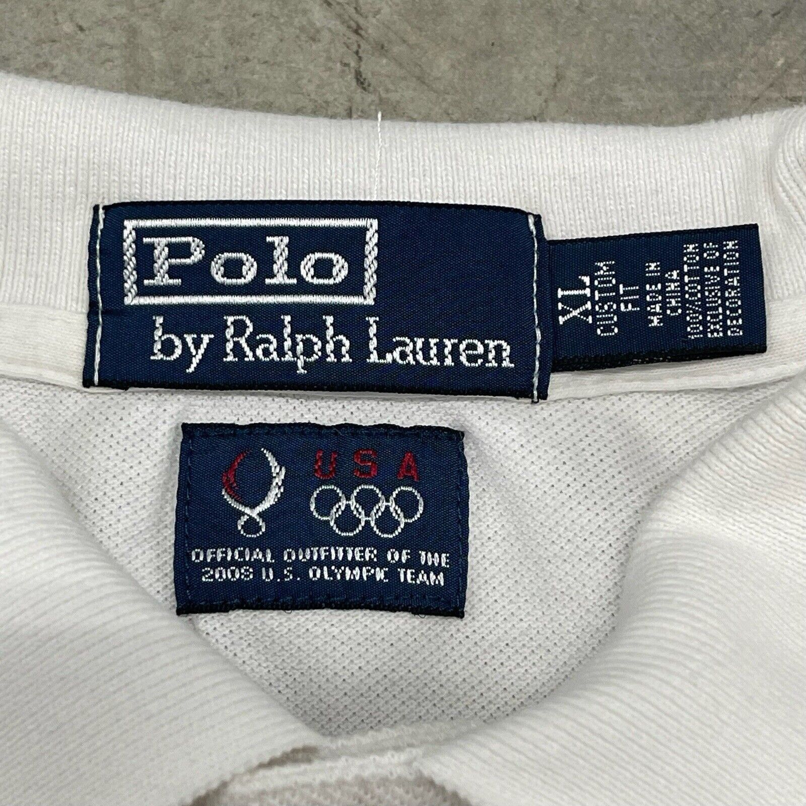 Polo Ralph Lauren × RRL Ralph Lauren × Ralph Lauren Polo Ralph Lauren Big Pony Beijing Olympics 2008 T Shirt Size US XL / EU 56 / 4 - 6 Thumbnail