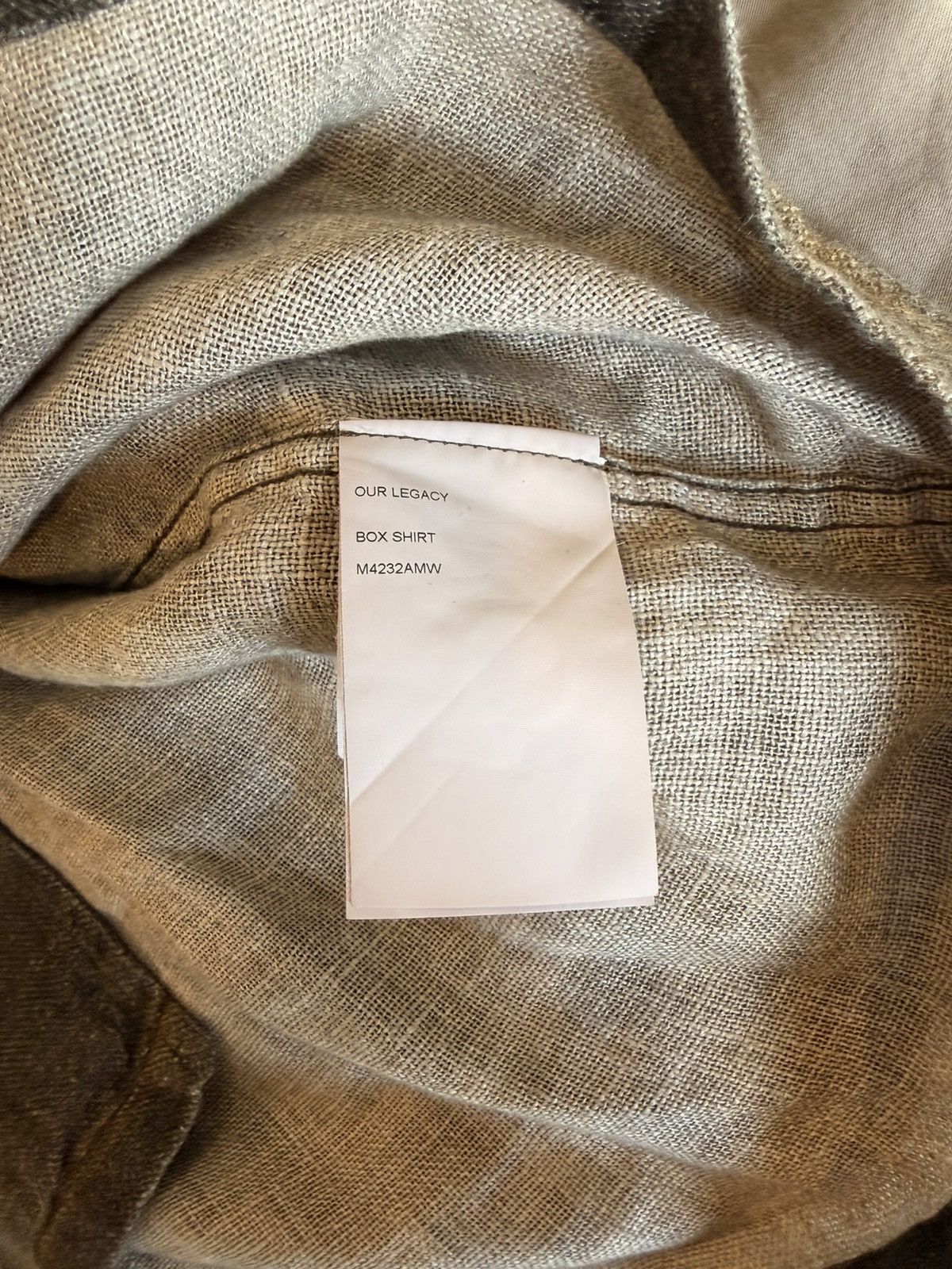 Our Legacy Our Legacy Box Shirt Green Checkered Size US S / EU 44-46 / 1 - 3 Thumbnail