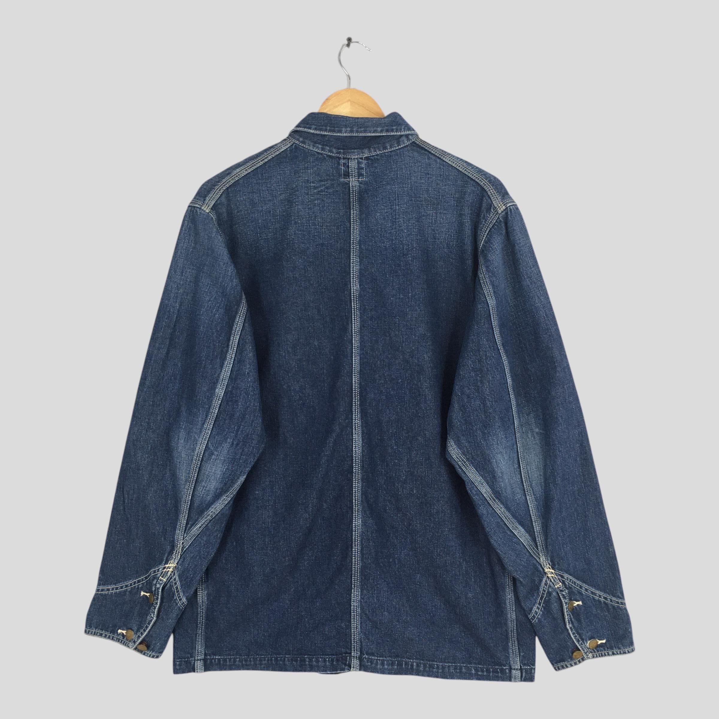 Lee Vintage 90's Lee Sanforized Denim Worker Jacket Medium Size US M / EU 48-50 / 2 - 8 Thumbnail