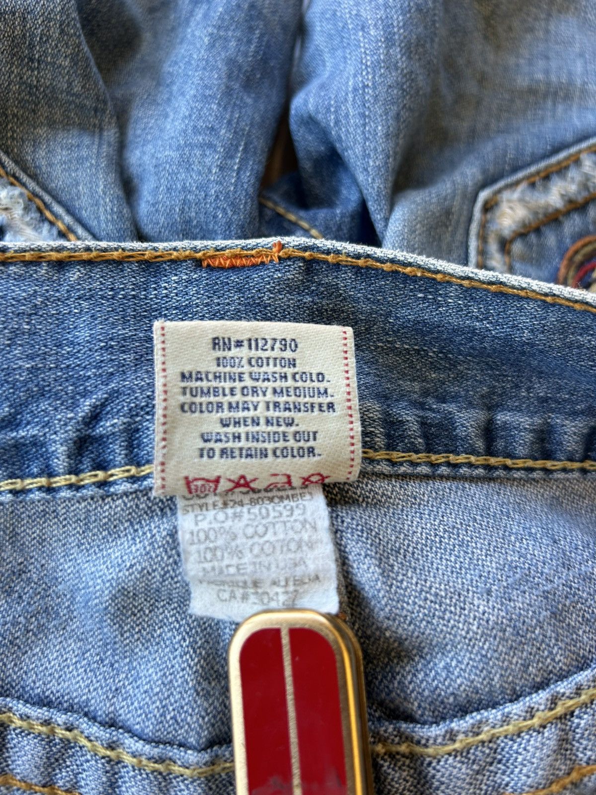 True Religion True Religion Joey Big T Bootcut Flare Jean Size US 30 / EU 46 - 14 Thumbnail
