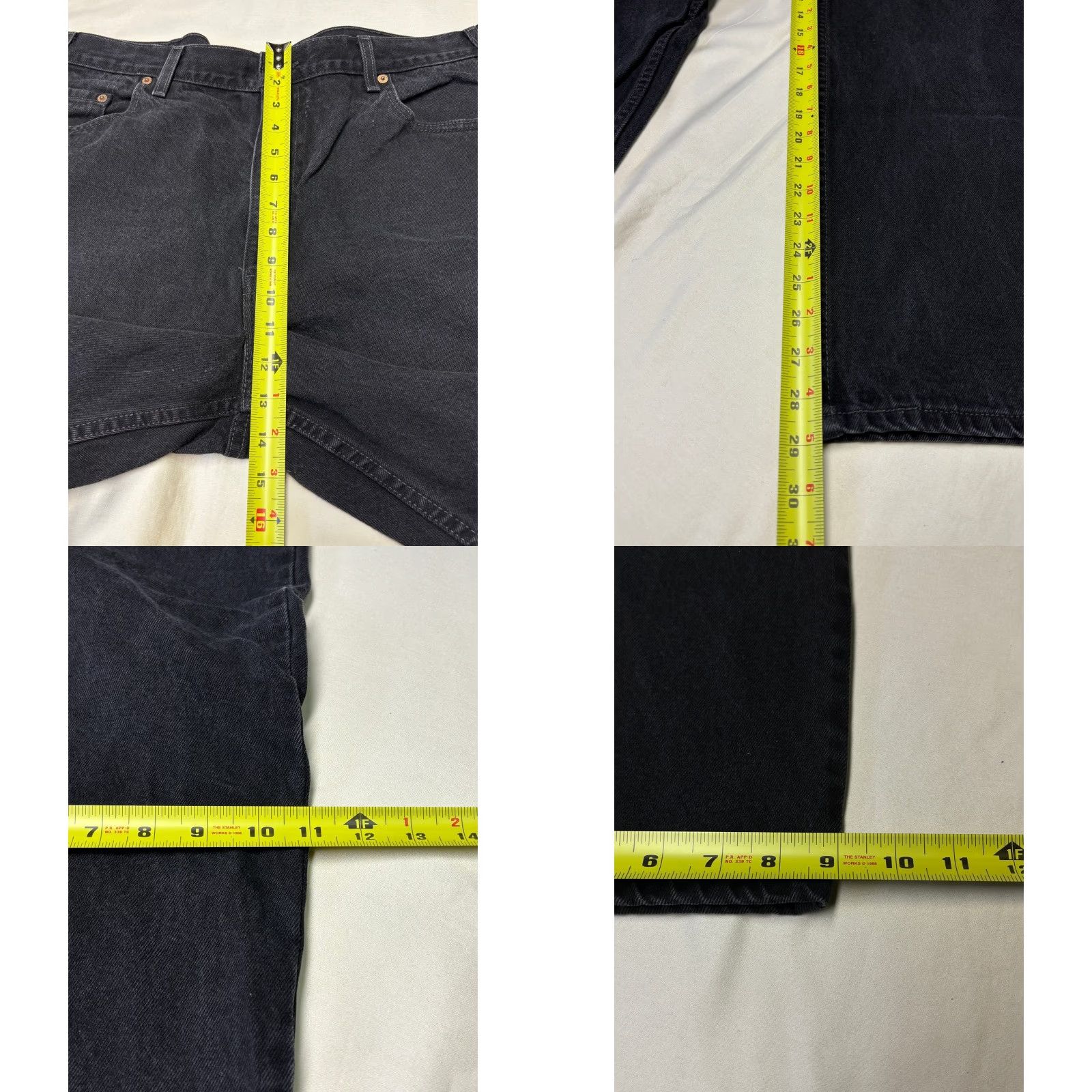 Levi's VINTAGE Levi's 550 Relaxed Fit Jeans Mens 42x30 Black 100% Cotton July 1999 Size US 42 / EU 58 - 9 Thumbnail