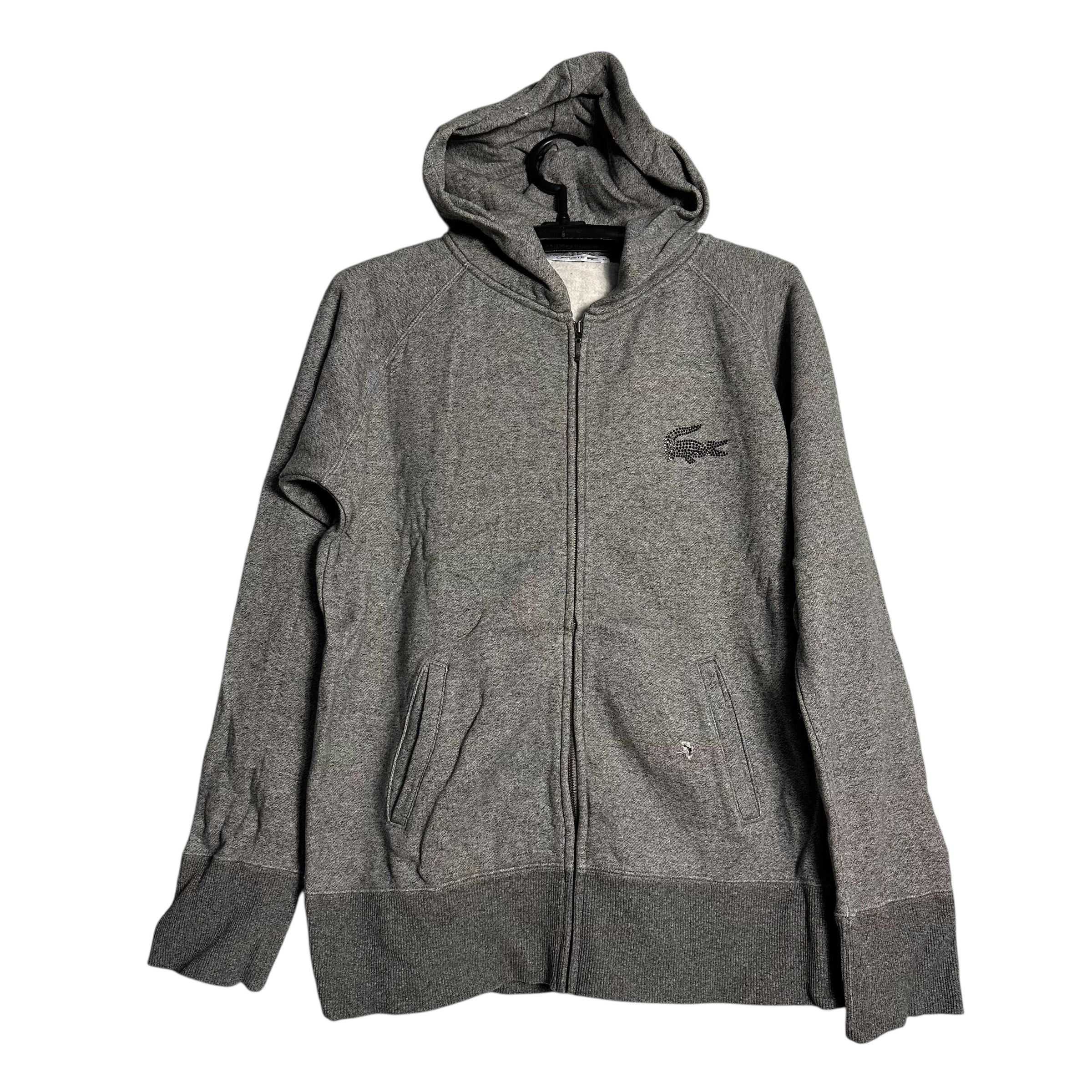 Lacoste 🔥RARE🔥Vintage Lacoste Swarovski Full-Zip Hoodie Sweat Size US XXS / EU 40 - 1 Thumbnail