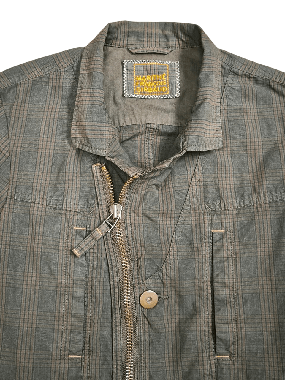 Marithe + Francois Girbaud Tartan Jacket Marithe Francouis Girbaud Size M / US 6-8 / IT 42-44 - 8 Thumbnail