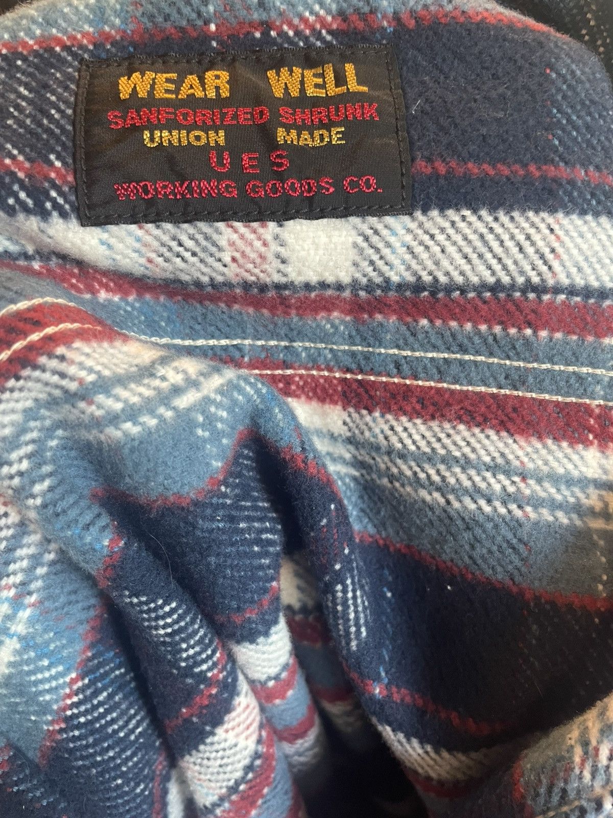 UES Japan UES Heavy Flannel Shirt - Navy Size US S / EU 44-46 / 1 - 8 Thumbnail
