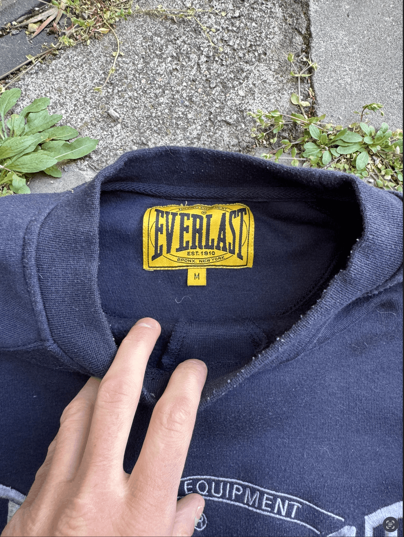 Everlast Vintage Everlast Boxing Navy Blue Sweatshirt Size M Size US M / EU 48-50 / 2 - 3 Thumbnail