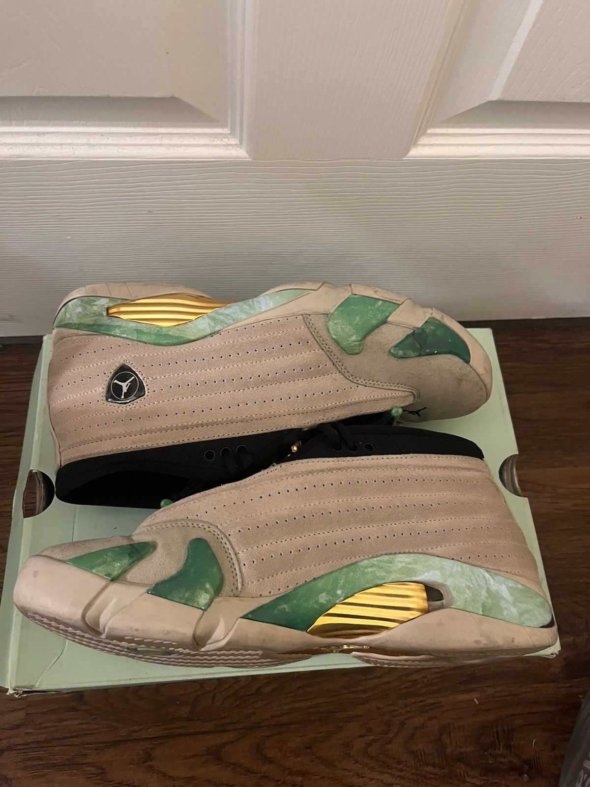 Jordan Brand × Nike Aleali may Jordan 14 Size US 9.5 / EU 42-43 - 4 Thumbnail