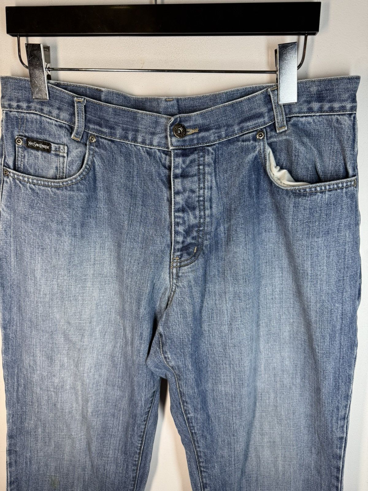 Yves Saint Laurent 36x32 YSL Jeans Denim Pants Size US 36 / EU 52 - 7 Thumbnail