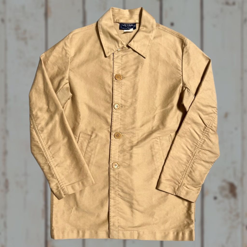 Vetra Vetra x United Arrows Japan Euro French Chore Work Garden Jacket Beige 40 Unisex Adults Regular Cotton Vintage Military Utility Designer France Size US XXS / EU 40 - 1 Thumbnail