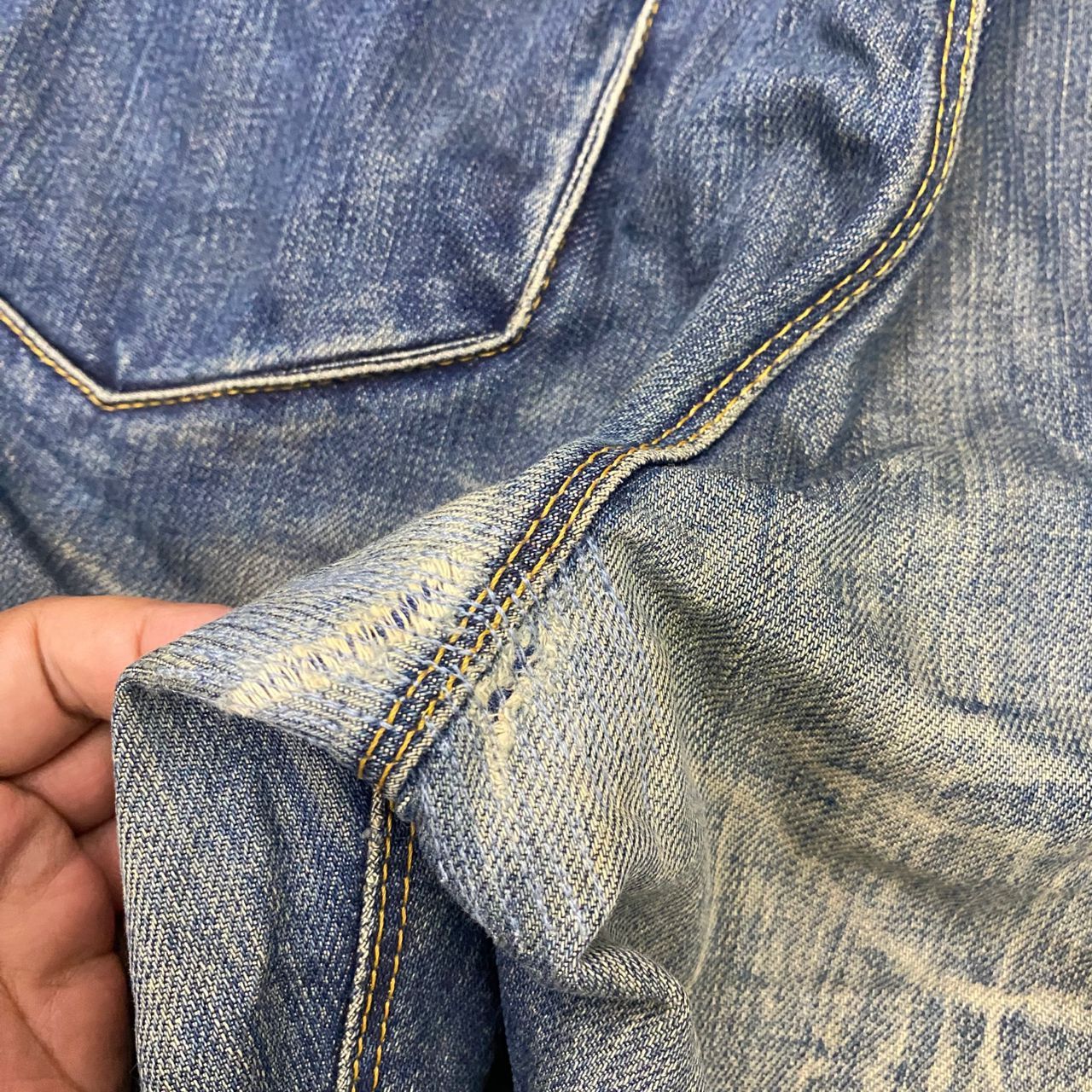If Six Was Nine 💥Best Offer💥Vintage Bal Distressed Denim Size US 32 / EU 48 - 16 Thumbnail