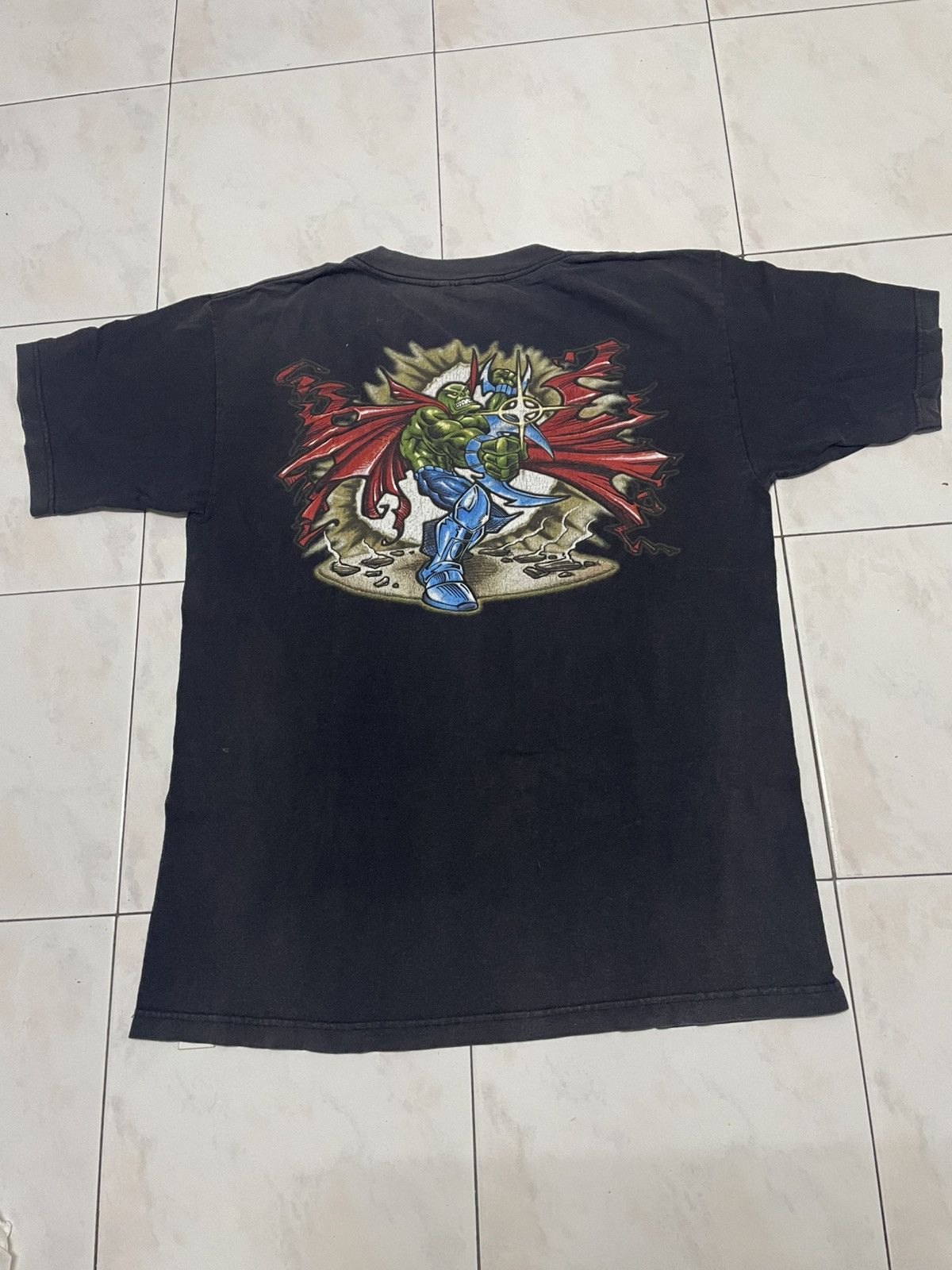Vintage Vintage low and hard faded tee backhit Size US L / EU 52-54 / 3 - 1 Thumbnail