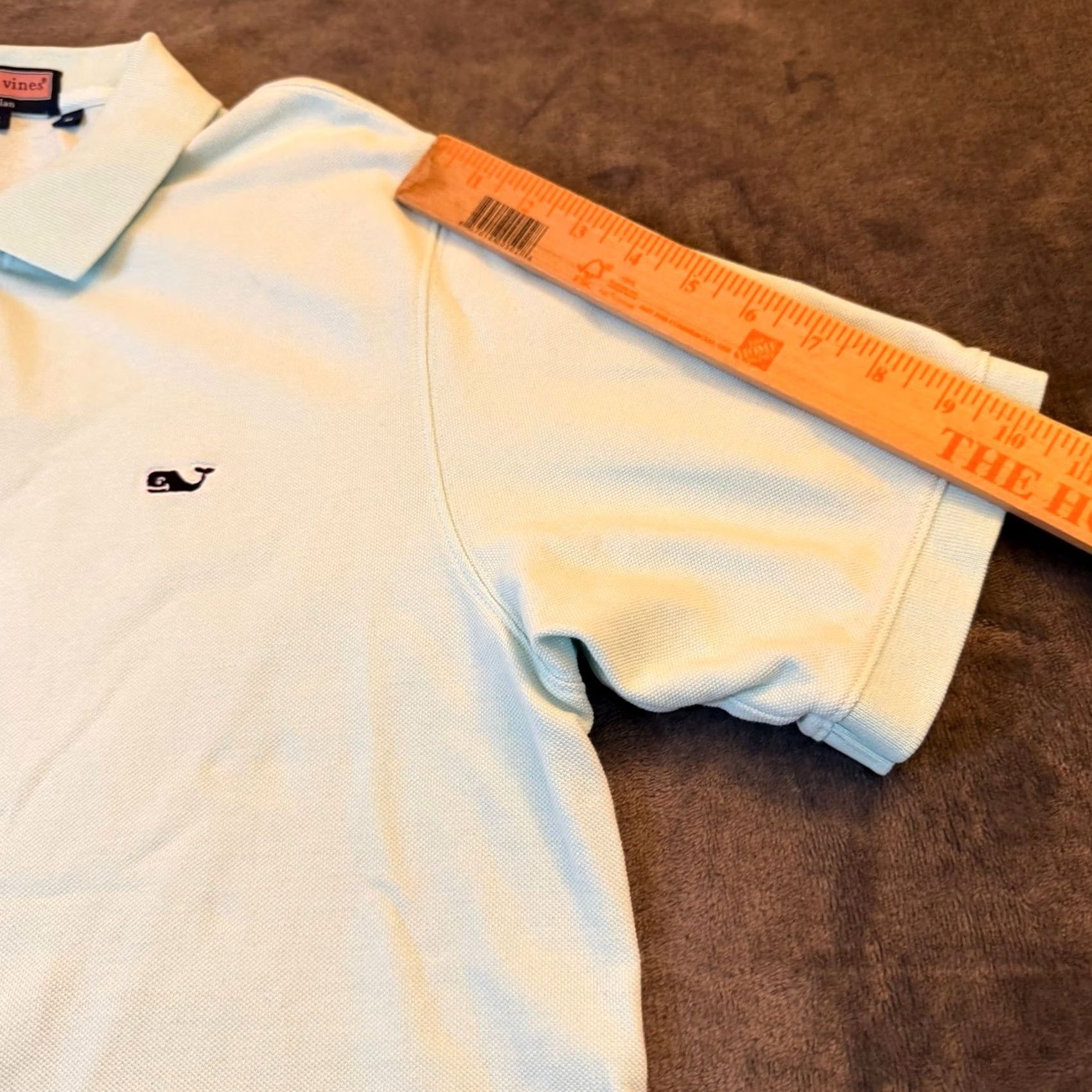 Vineyard Vines Vineyard Vines Polo Shirt Whale Logo Short Sleeve Mens M Blue 100% Cotton Knit Regular Button Embroidered Logo Casual Golf Tennis Walking Size US M / EU 48-50 / 2 - 7 Thumbnail