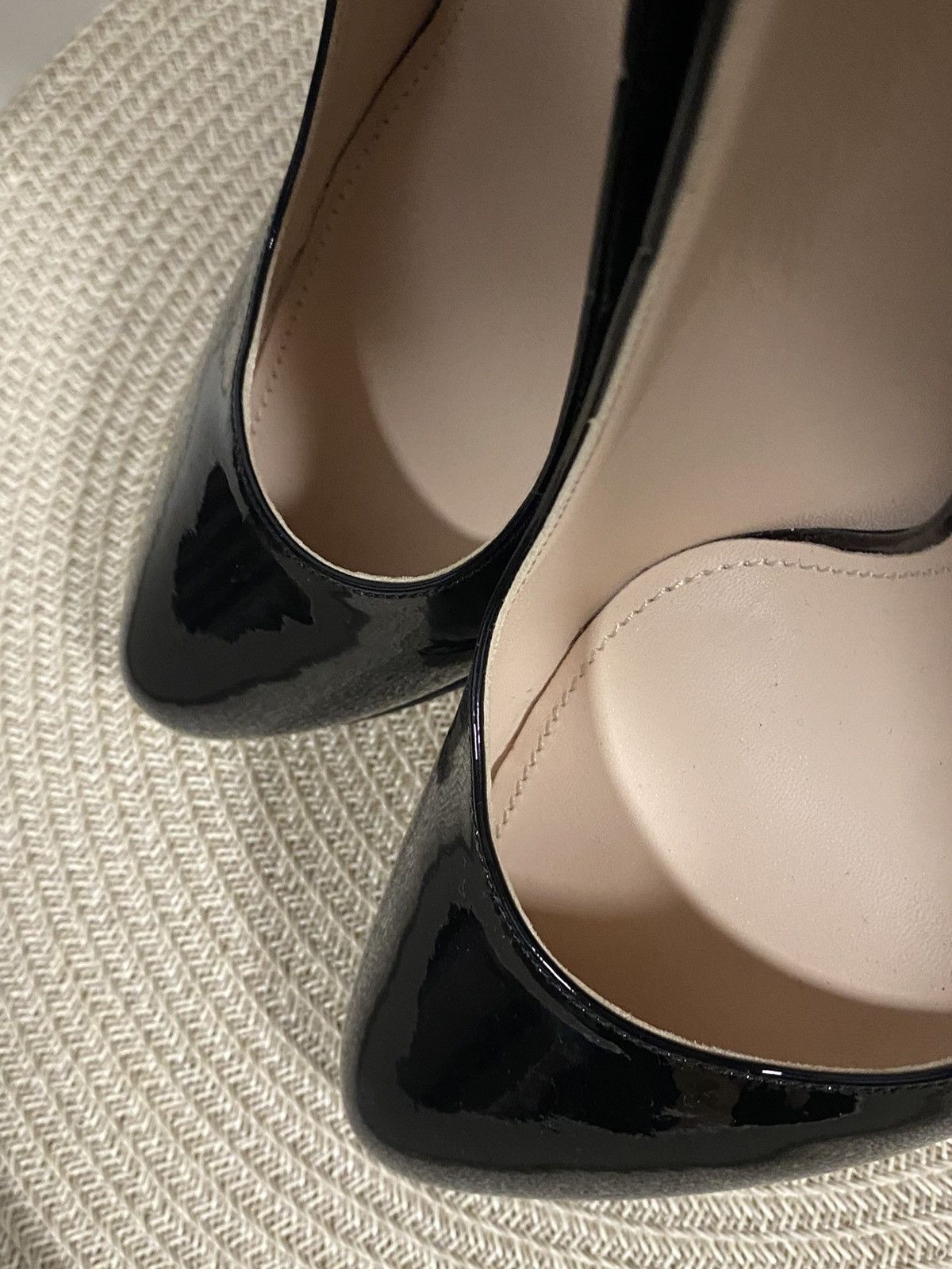 Prada Prada Black Patent Leather Heels Size: 37.5 Size US 7.5 / IT 37.5 - 5 Thumbnail