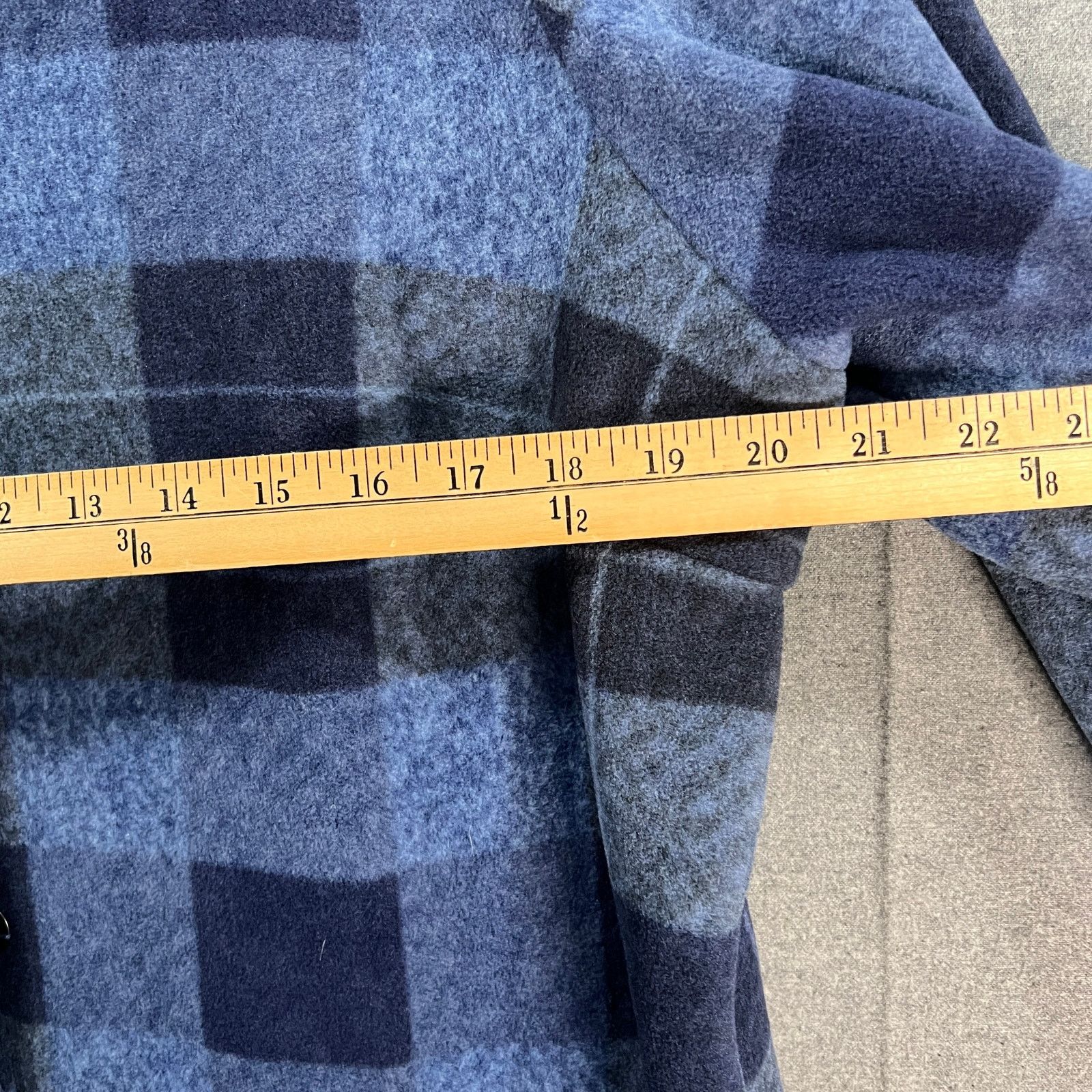 Other Denim & Co. Plaid Print Sherpa Lined Fleece Zip & Snap Size XL / US 12-14 / IT 48-50 - 7 Thumbnail
