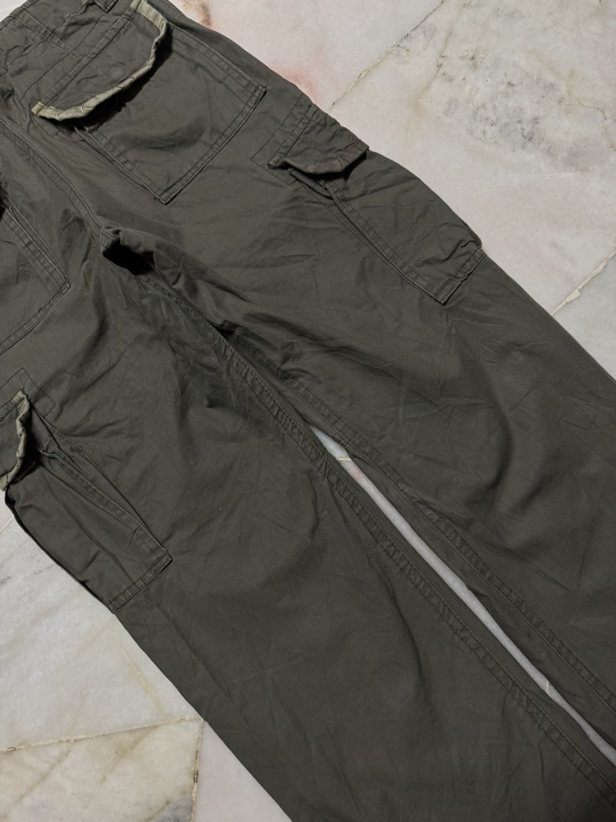 Abercrombie & Fitch Y2K ABERCROMBIE UTILITY MILITARY REG.US.TM CARGO PANTS Size US 34 / EU 50 - 18 Thumbnail