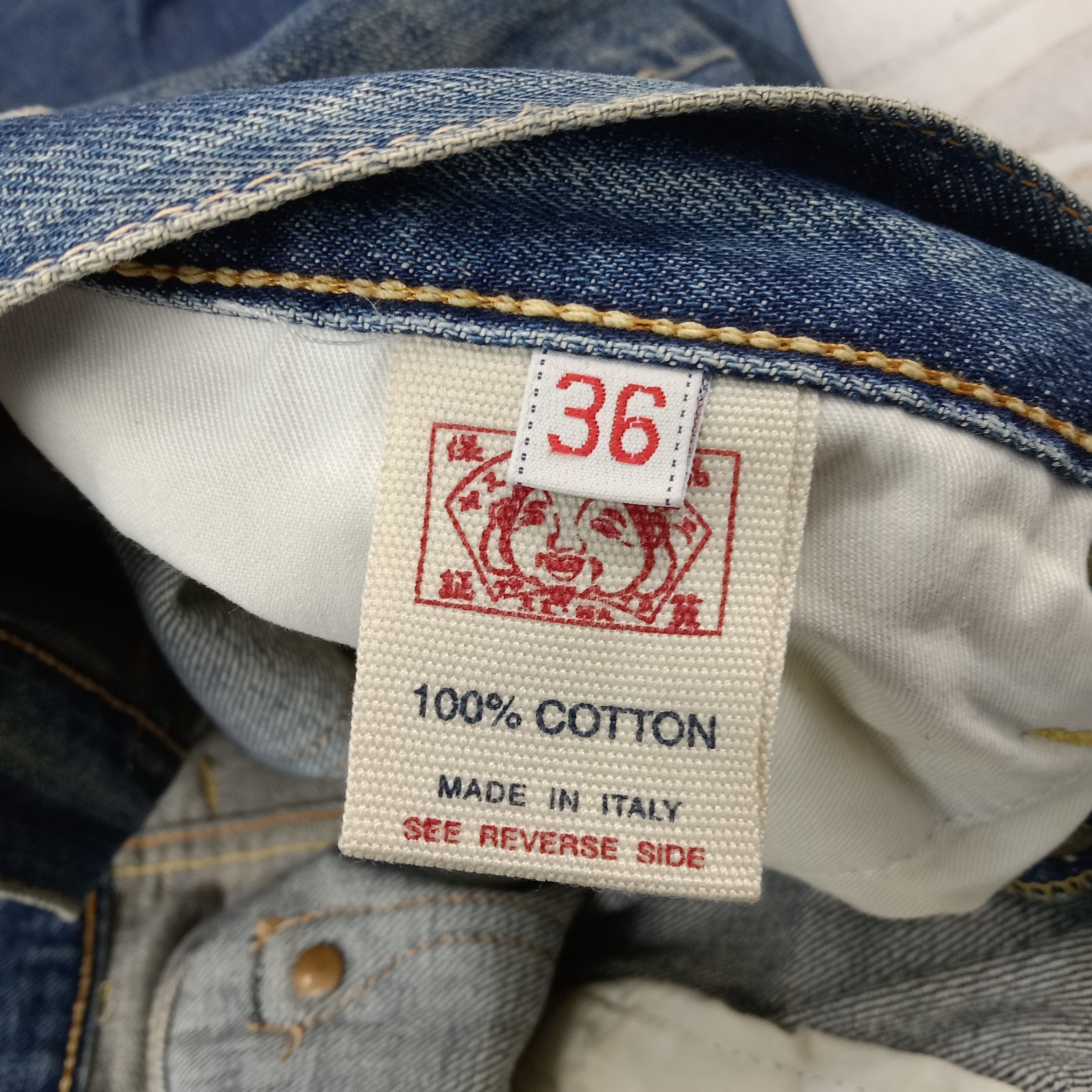 Evisu Evisu Selvedge Daicock Custom Denim Jeans C265N7 Size US 36 / EU 52 - 16 Thumbnail