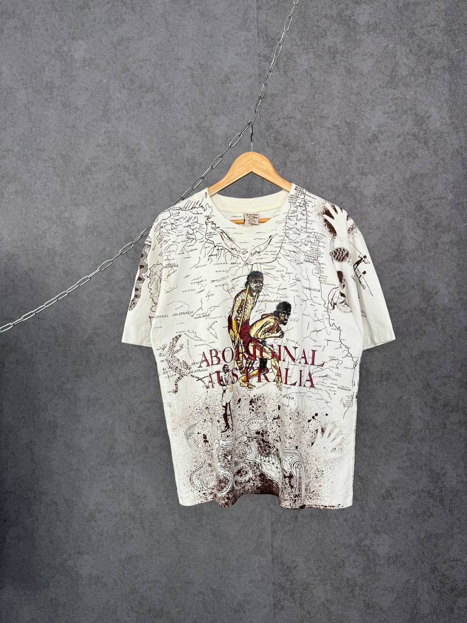 Vintage Aboriginal Australia vintage art overprinted tee Size US M / EU 48-50 / 2 - 1 Thumbnail