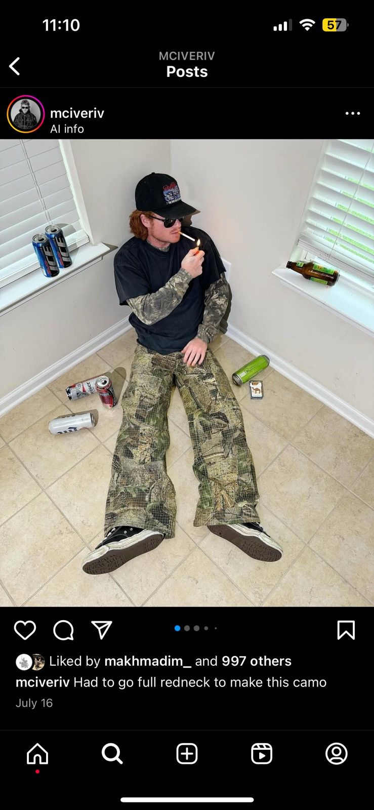 Other Custom 1 of 1 McIver Camo Pants Size US 32 / EU 48 - 4 Thumbnail