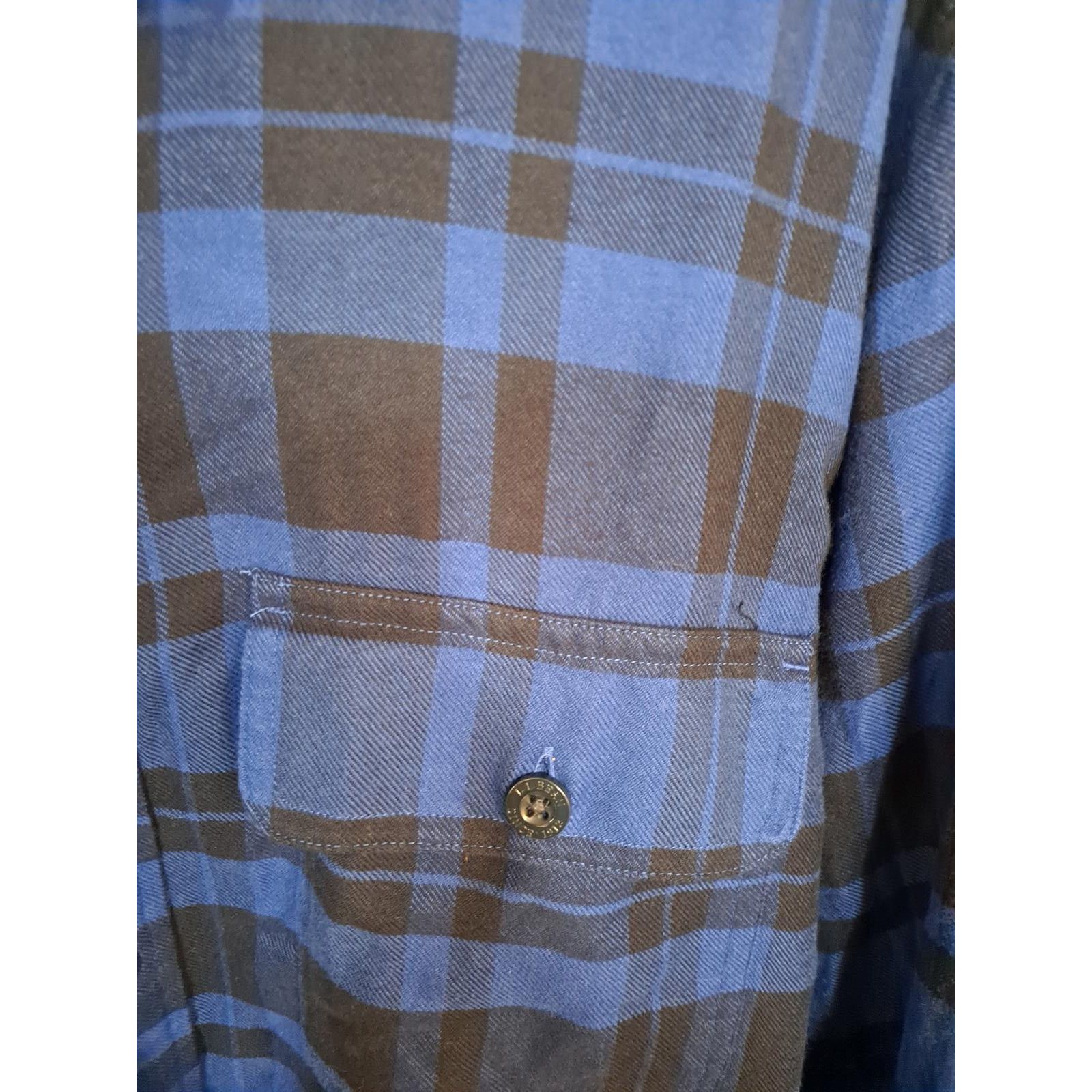 L.L. Bean L.L. Bean Fleece Lined Insulated Blue/Black Flannel Size XL Size US XL / EU 56 / 4 - 2 Thumbnail