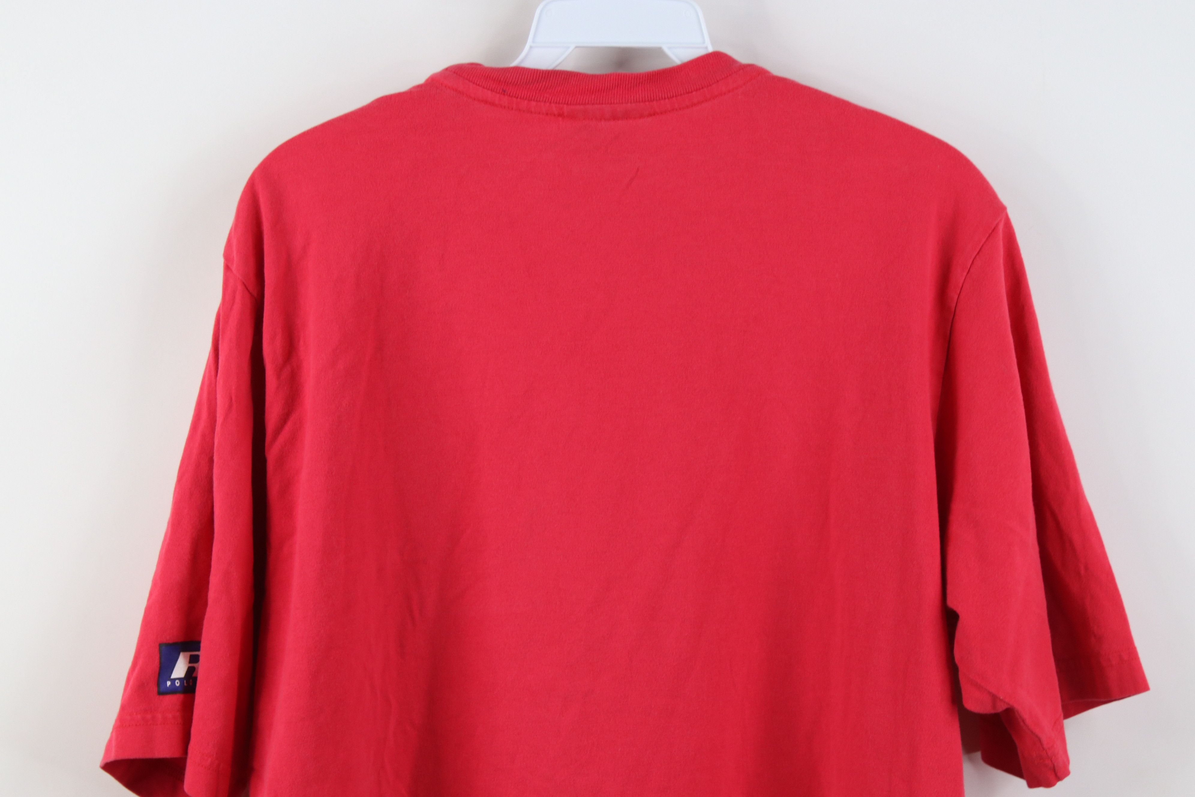 Polo Ralph Lauren Vintage 90s Polo Sport Ralph Lauren Spell Box Logo T-Shirt Size US XL / EU 56 / 4 - 15 Thumbnail