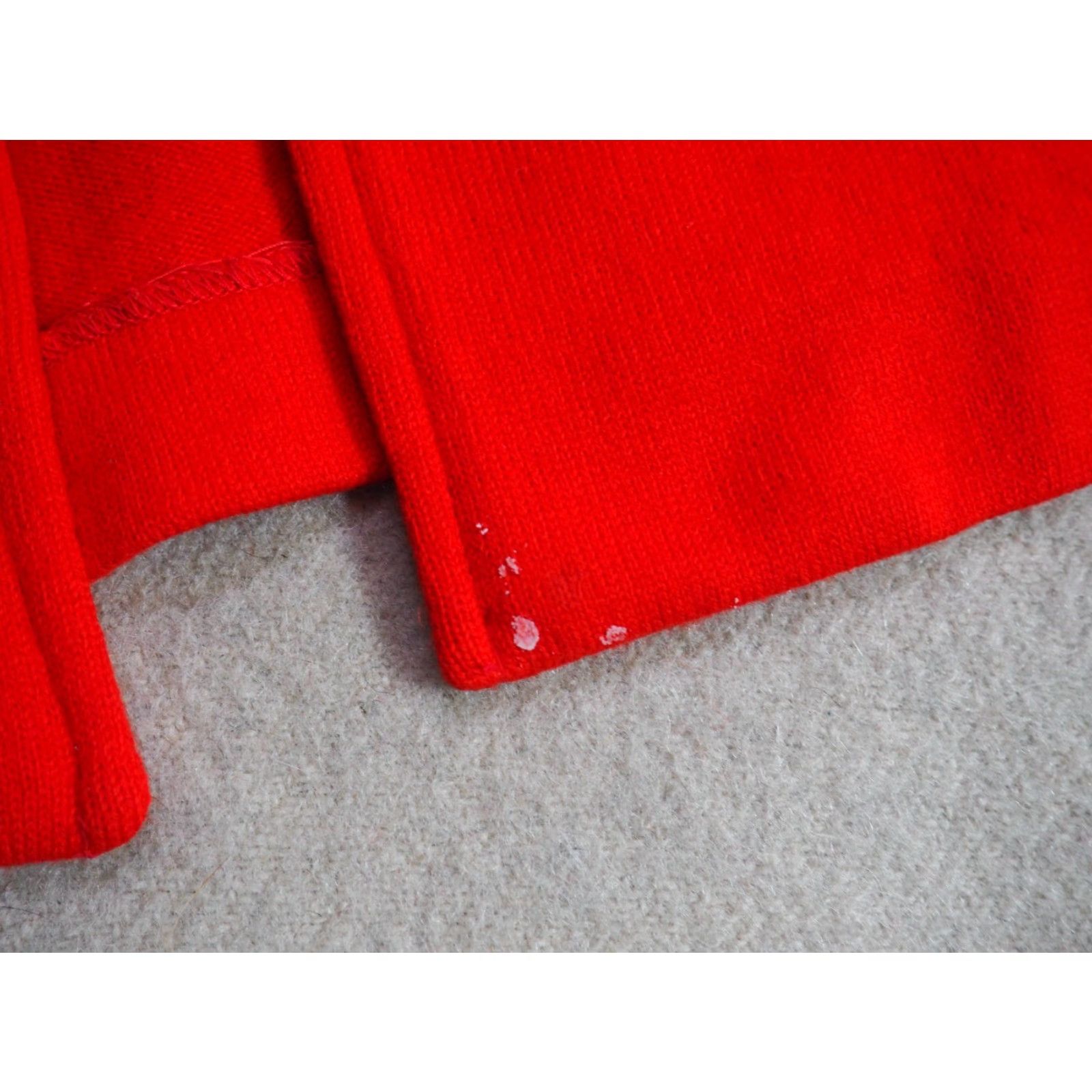 Jantzen VTG 60s JANTZEN Red Wool Open Pullover Cardigan Sweater Womens S EUC Size S / US 4 / IT 40 - 6 Thumbnail