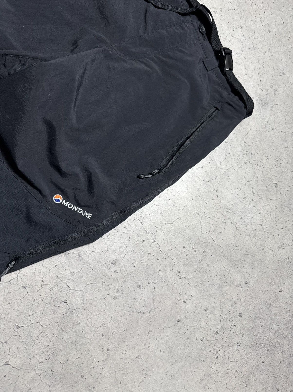 Montage Montane Nylon Black Outdoor Pants Size M Size US 32 / EU 48 - 3 Thumbnail