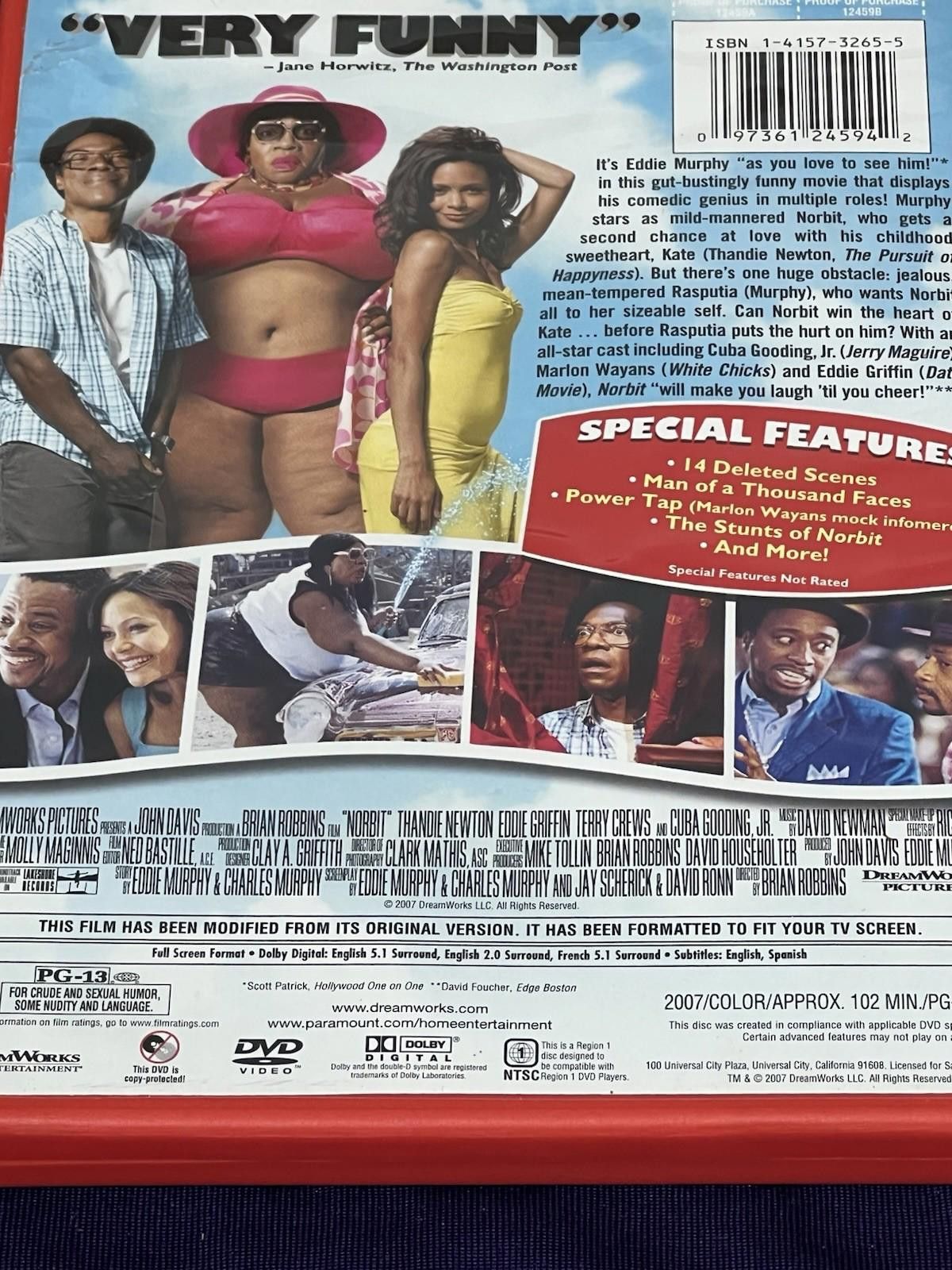 Other NORBIT EDDIE MURPHY THANDIE NEWTON EDDIE TERRY CREWS DVD Size ONE SIZE - 12 Thumbnail