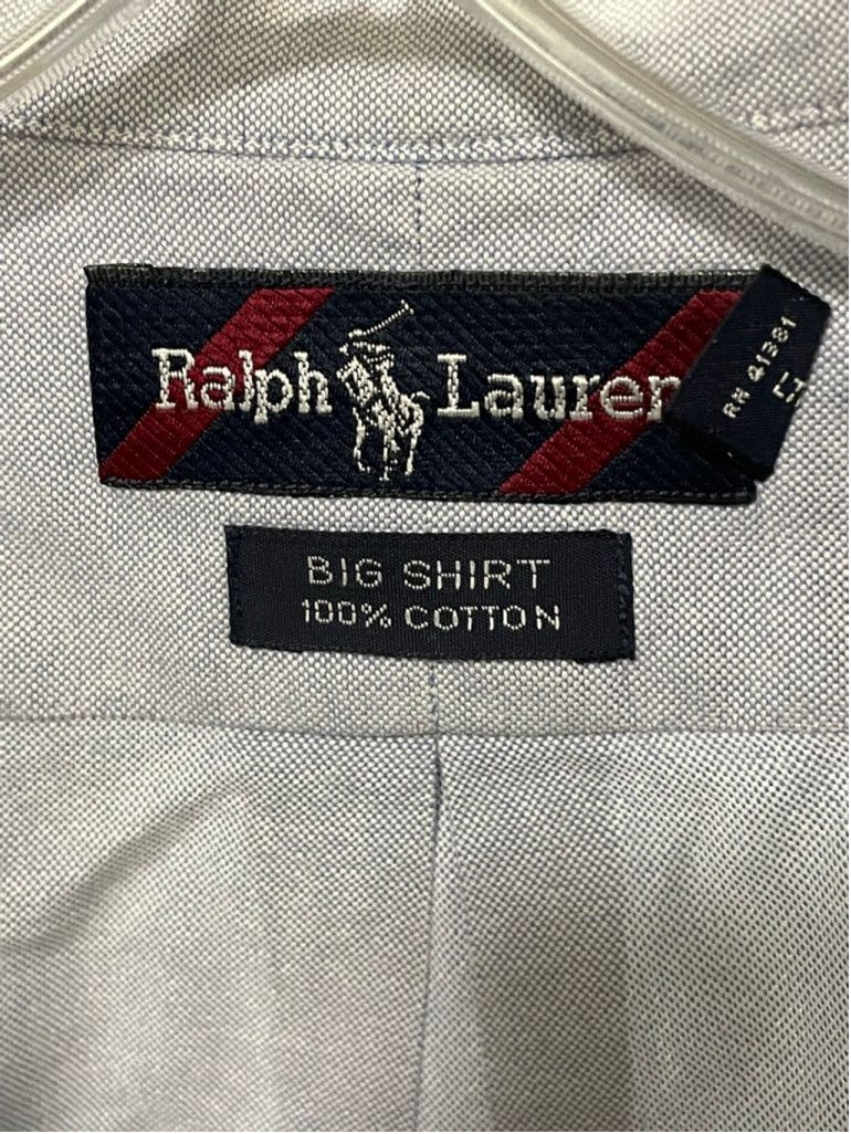 Polo Ralph Lauren × Ralph Lauren Men's Ralph Lauren XL LT Blue Casual Button Down Big Shirt Size US XL / EU 56 / 4 - 2 Thumbnail