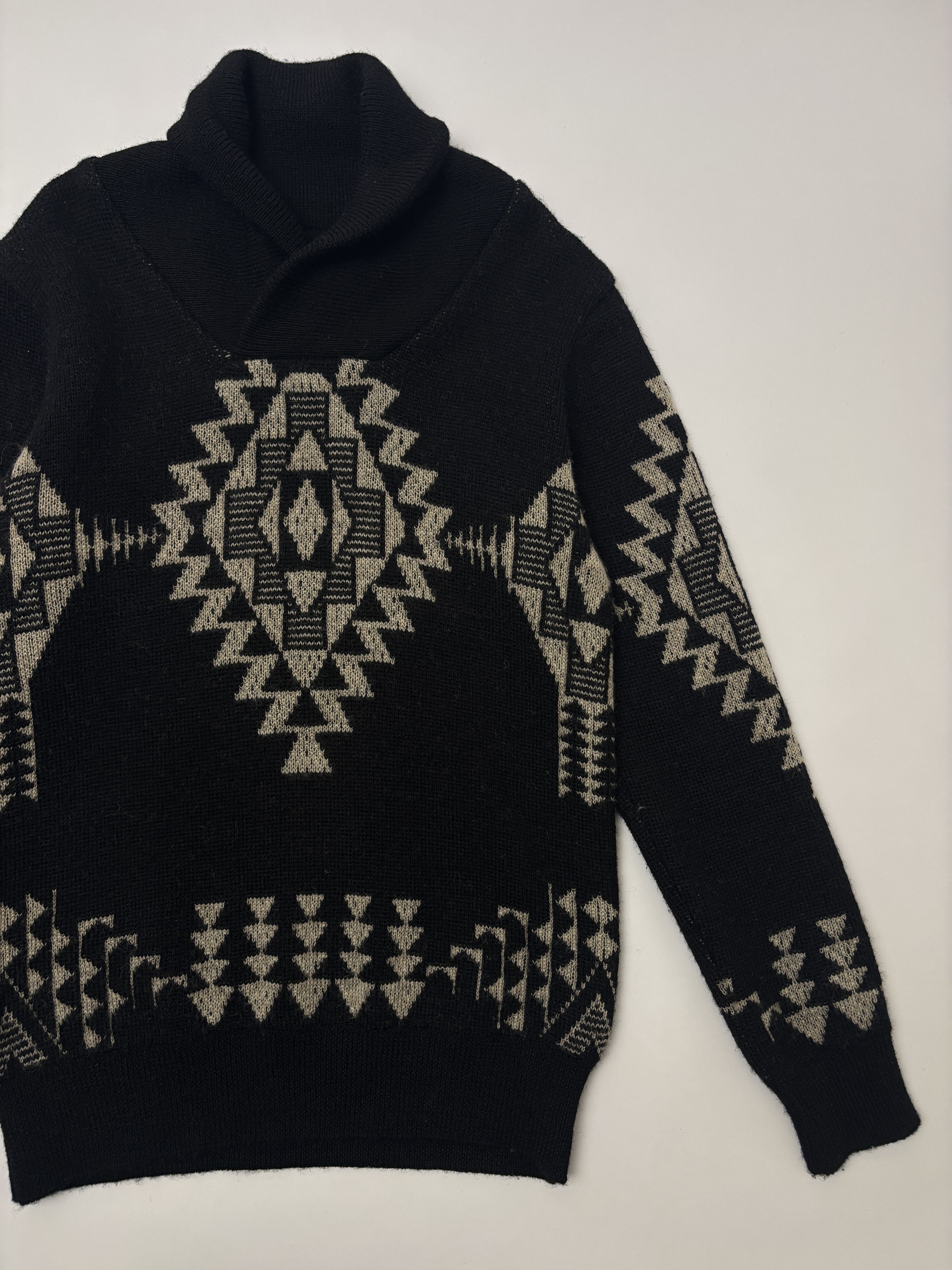 Jelado Jelado Salem Wool Shawl Collar Knit Sweater Made in Japan Size US M / EU 48-50 / 2 - 1 Thumbnail