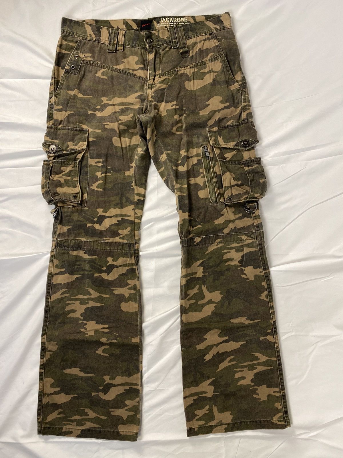 JACKROSE Jackrose Camo Cargo Flared Army Japanese Style Size US 35 - 5 Thumbnail