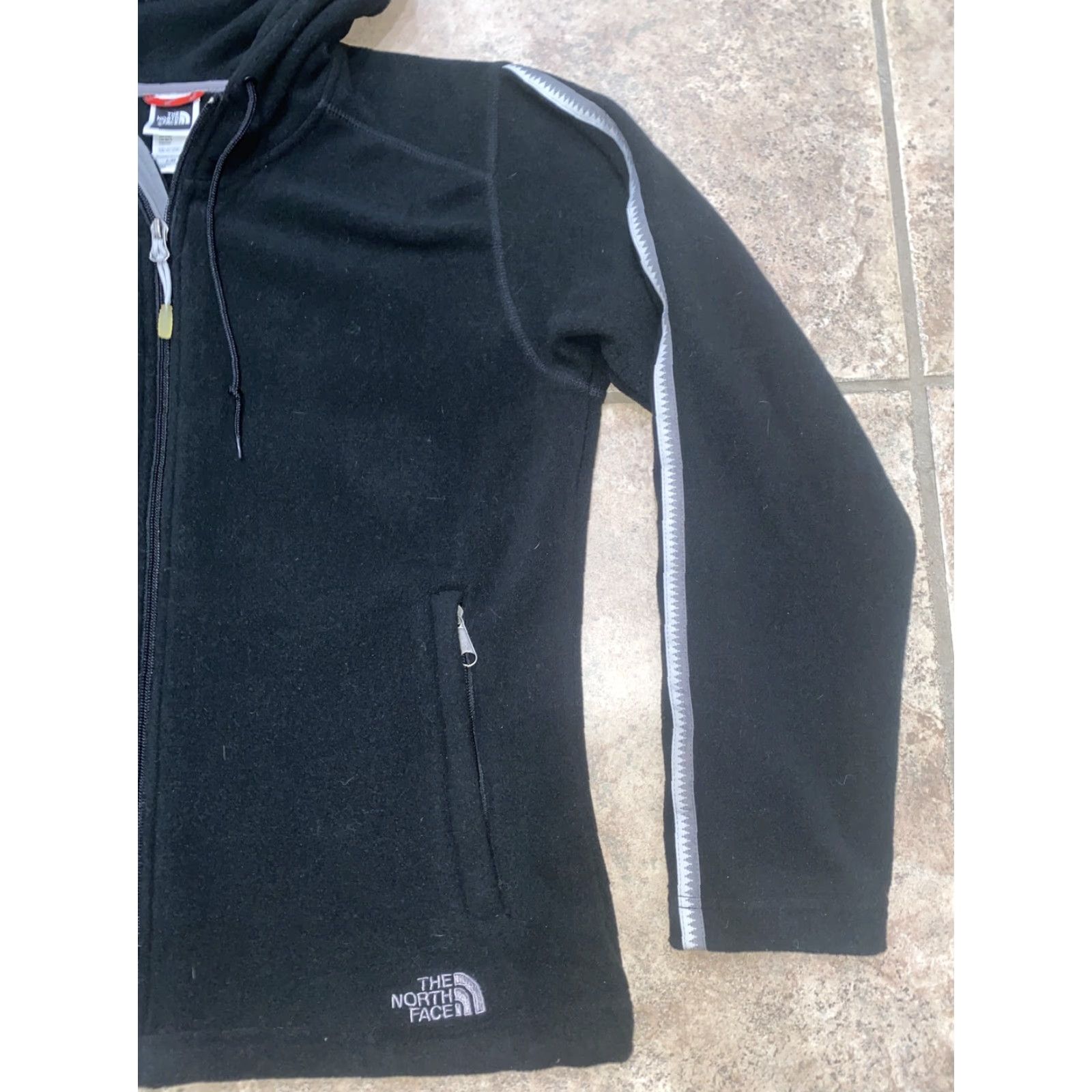 The North Face NORTH FACE Hoodie Fleece Full Zip Women L Black Size L / US 10 / IT 46 - 3 Thumbnail