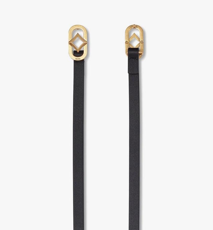 MCM o1mt1gz0325 Size: 85 / Diamond Buckle Belt in Black Size 34 - 2 Thumbnail