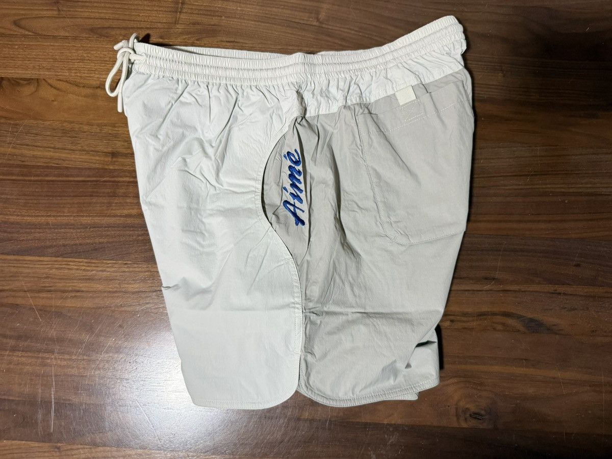 Aime Leon Dore Aime Leon Dore Aimé Sport Logo Nylon Short Large Light Grey Size US 34 / EU 50 - 4 Thumbnail