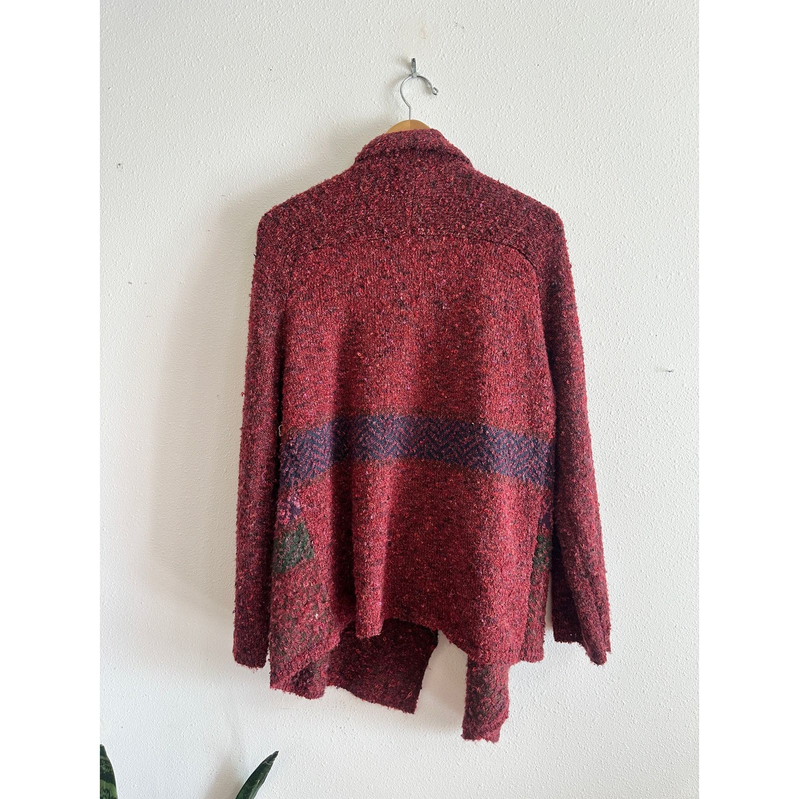 Coldwater Creek Y2K Coldwater Creek Chunky Boucle Open Cardigan Size L / US 10 / IT 46 - 6 Thumbnail
