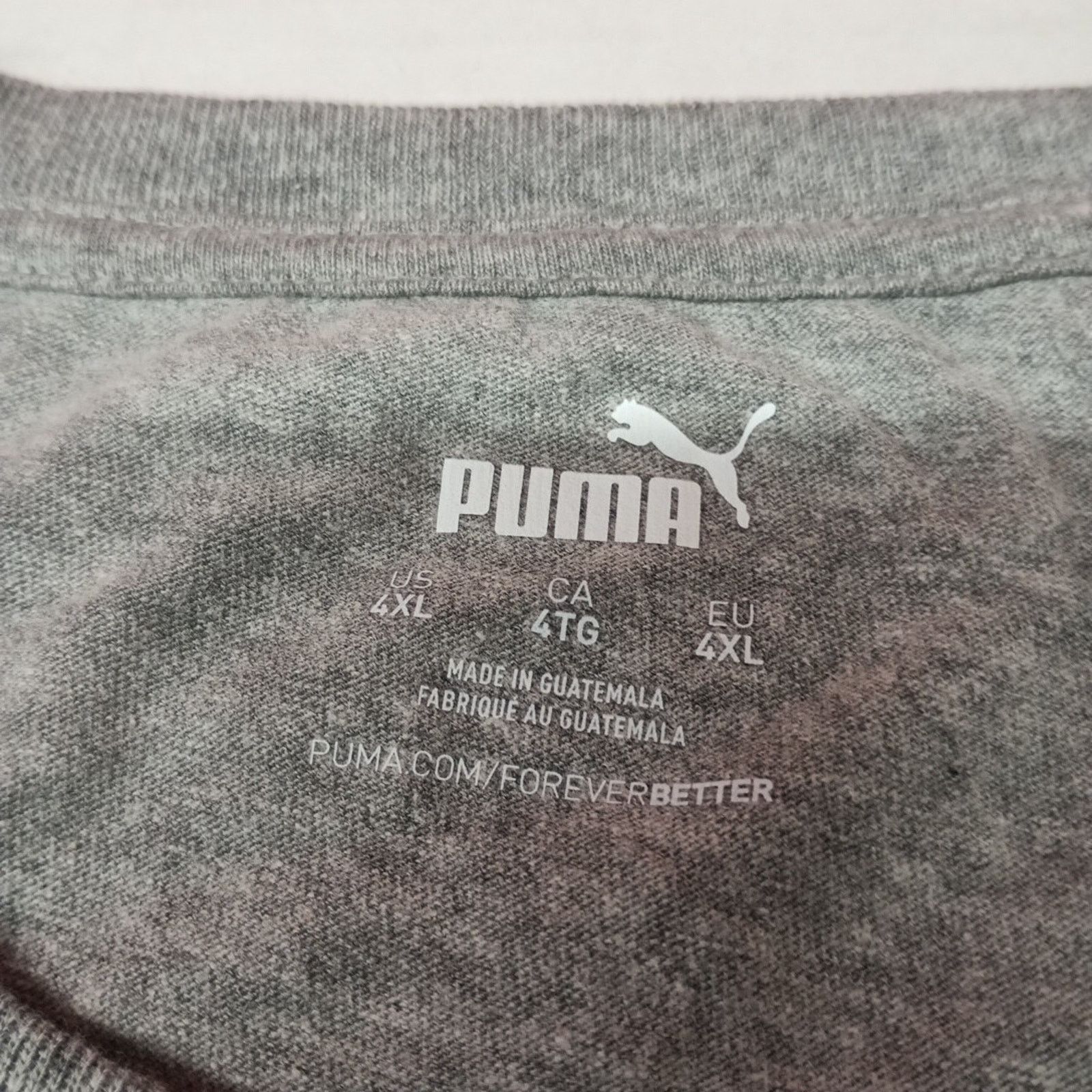 Puma Puma Sports Camo Graphic Tee Logo T-shirt Men's 4XL Gray Size US XXL / EU 58 / 5 - 3 Thumbnail