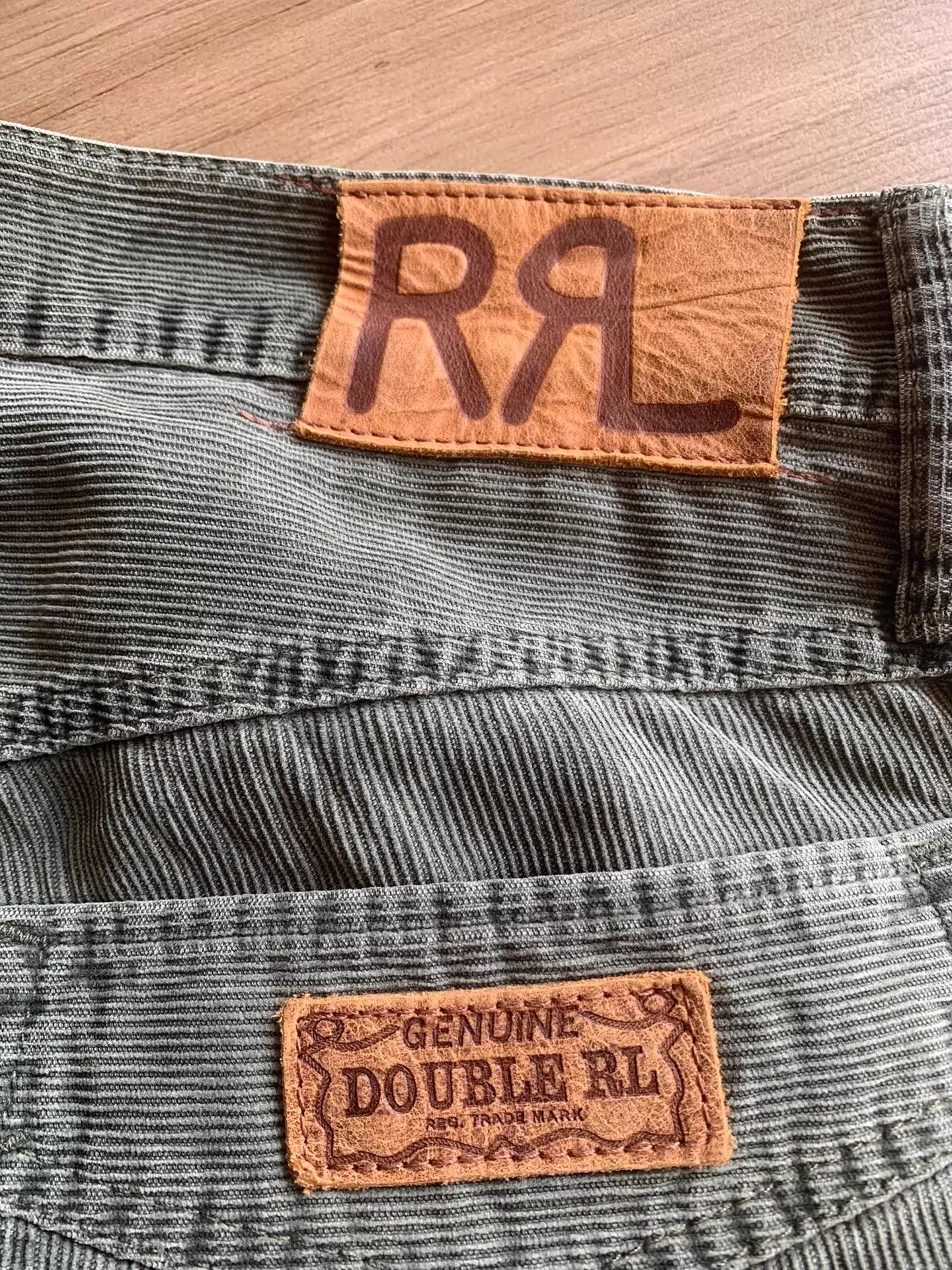 Polo Ralph Lauren RRL Slim Fit Vintage Corduroy Pant Deep Olive Mint Size US 31 - 3 Thumbnail