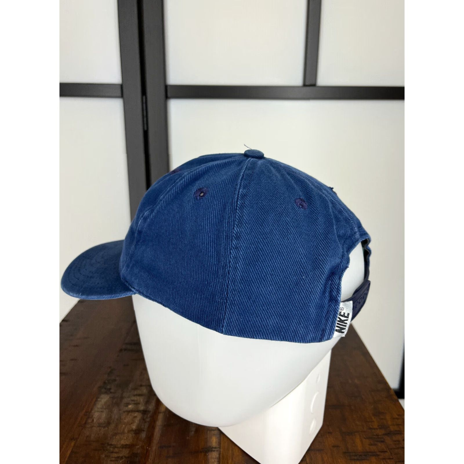 Nike Nike Hat Cap Snap Back Adult One Size Blue 100% Cotton Outdoors Twill Swoosh Casual Size ONE SIZE - 5 Thumbnail