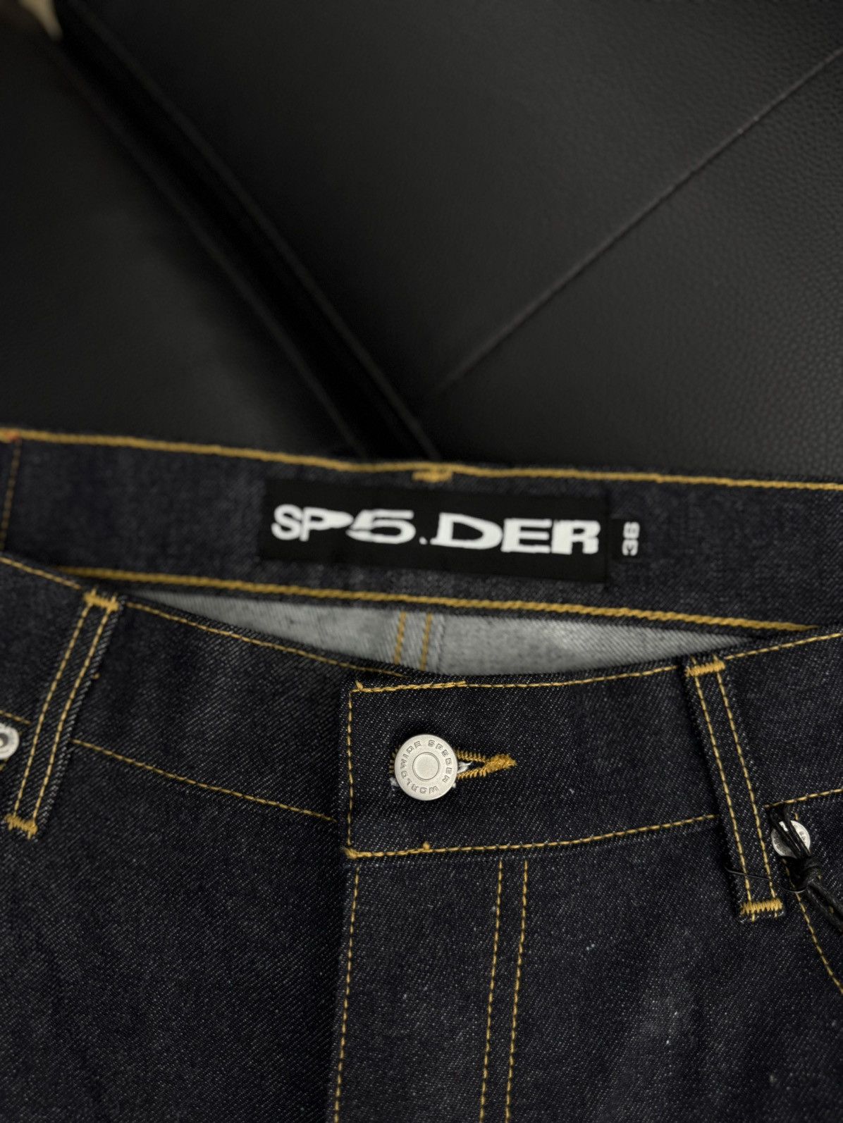 Sp5der Sp5der Rhinestone Crystal Jean Shorts Size (36) NEW Size US 36 / EU 52 - 8 Thumbnail